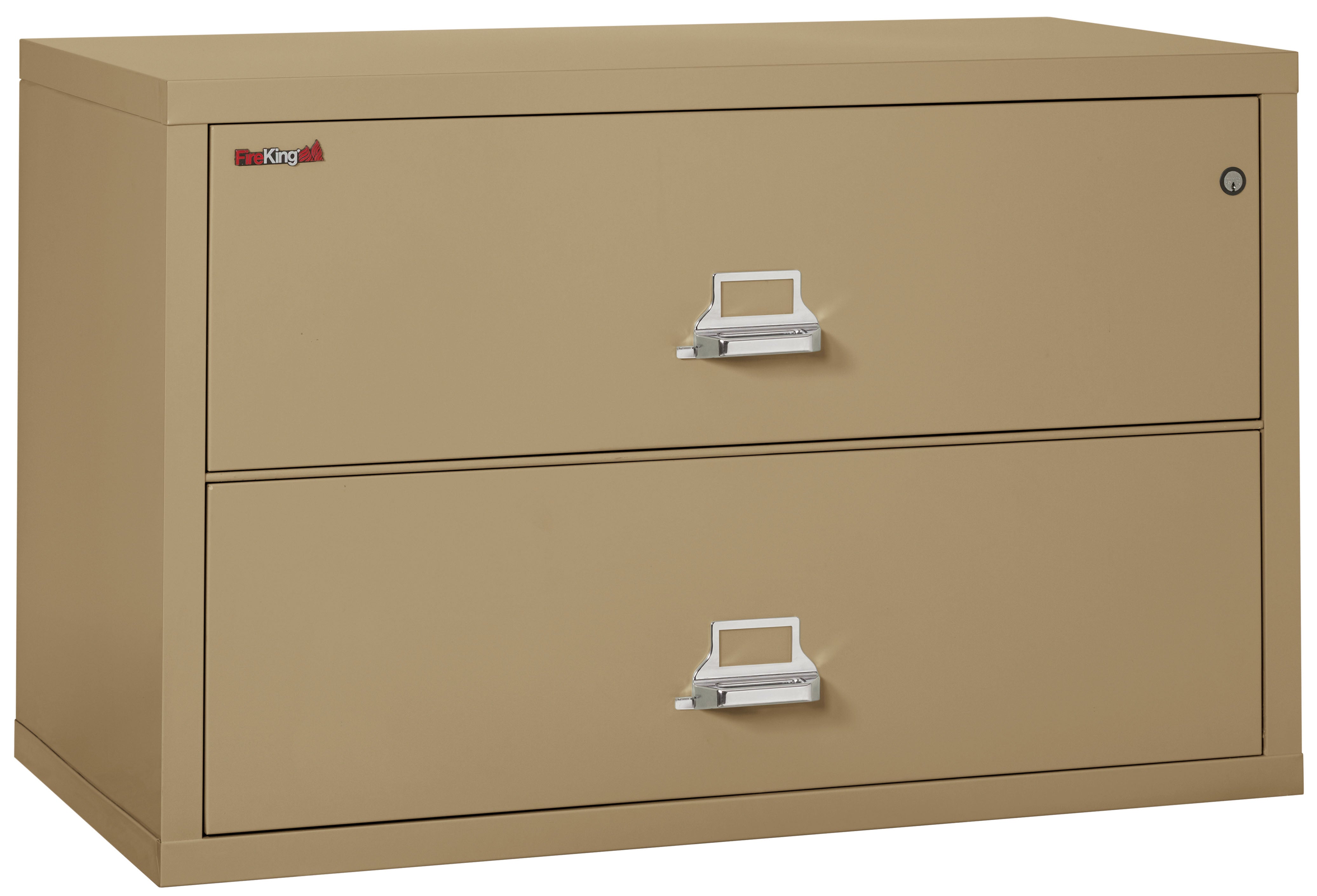 FireKing Classic Lateral File Cabinet - 1-Hour Fire-Rated & High Security - 2, 3, or 4 Drawers - Multiple Colors