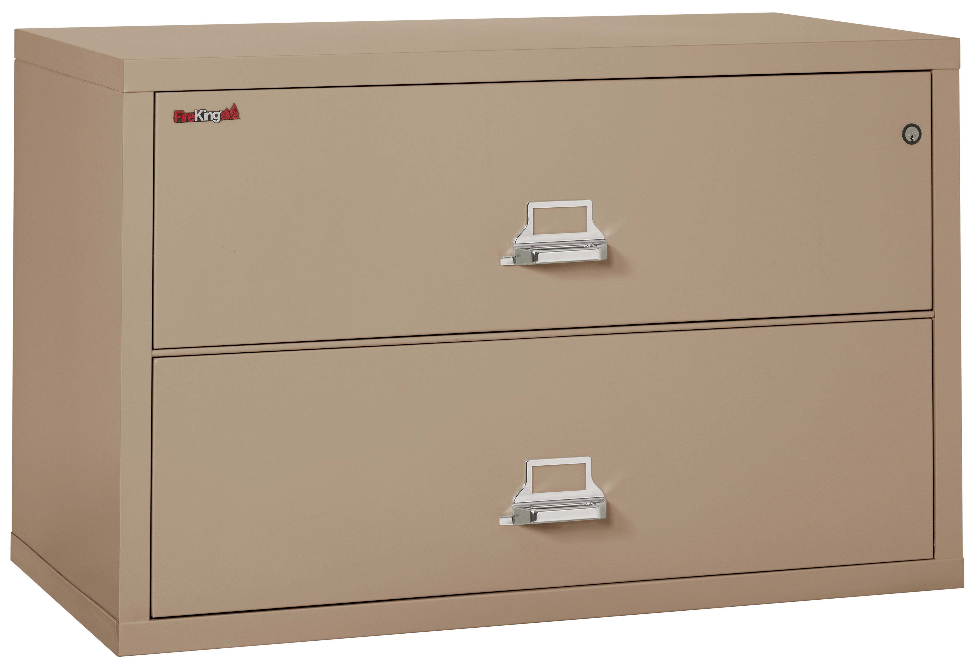 FireKing Classic Lateral File Cabinet - 1-Hour Fire-Rated & High Security - 2, 3, or 4 Drawers - Multiple Colors