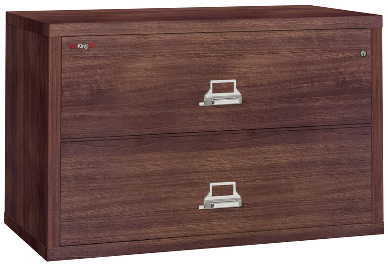 FireKing Designer Series Lateral File Cabinet - 1-Hour Fire-Rated & High Security - 2, 3, or 4 Drawers - 4 Colors