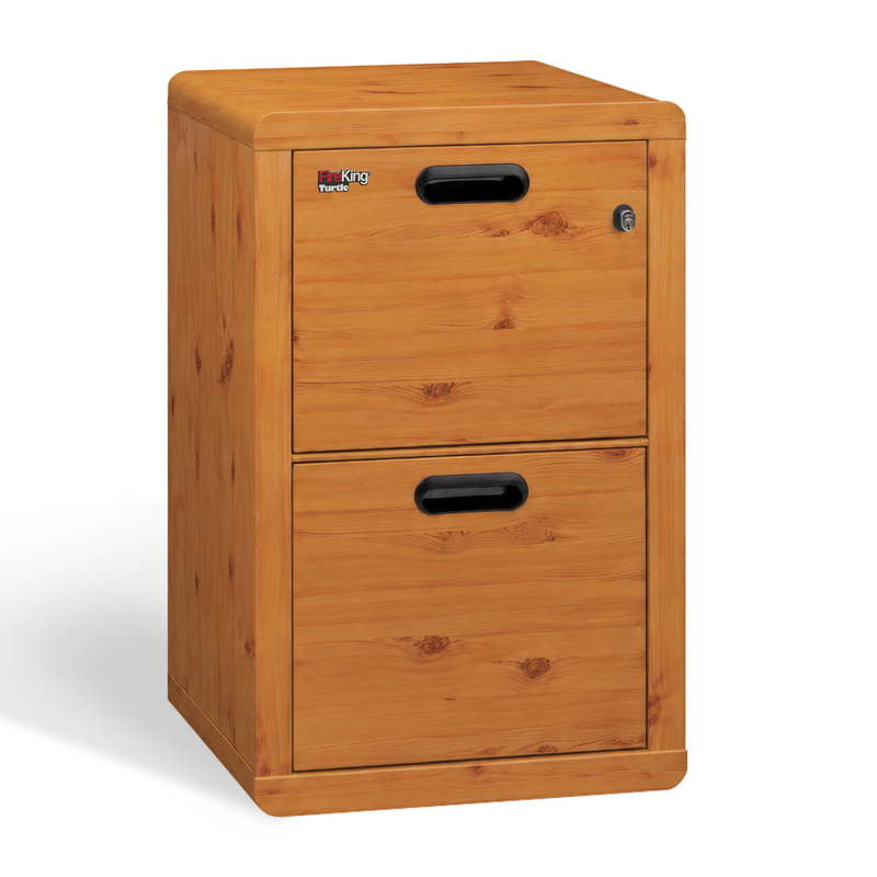 FireKing Turtle Contour Designer Series - Fire Rated File Cabinet, 1-Hour UL, Letter/Legal Filing, 2 or 4 Drawers - Multiple Colors