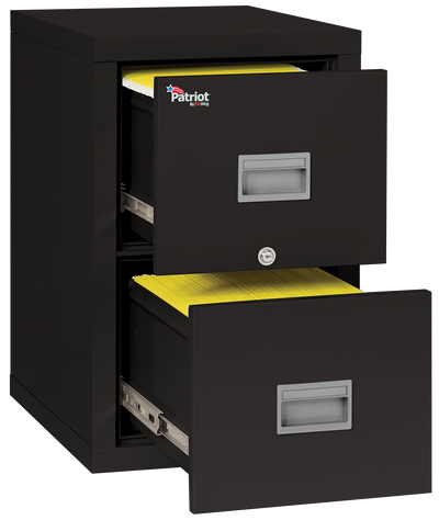 FireKing Patriot Series - 1-Hour Fire Rated Vertical File Cabinet - 2 or 4 Drawers - 2 Colors