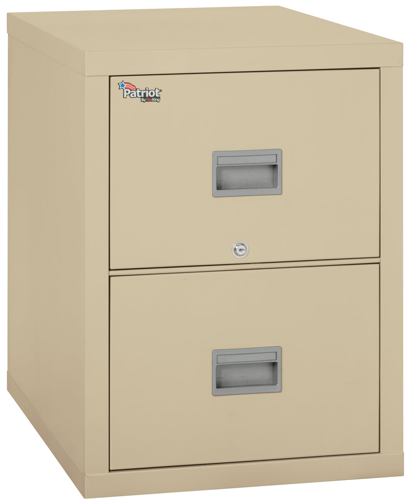 FireKing Patriot Series - 1-Hour Fire Rated Vertical File Cabinet - 2 or 4 Drawers - 2 Colors