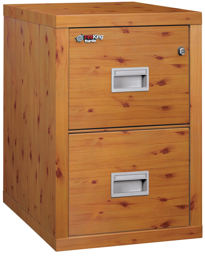 FireKing Turtle Series - Space Saving Vertical File Cabinet - 1-Hour Fire Rated - 2 or 4 Drawers - Multiple Colors