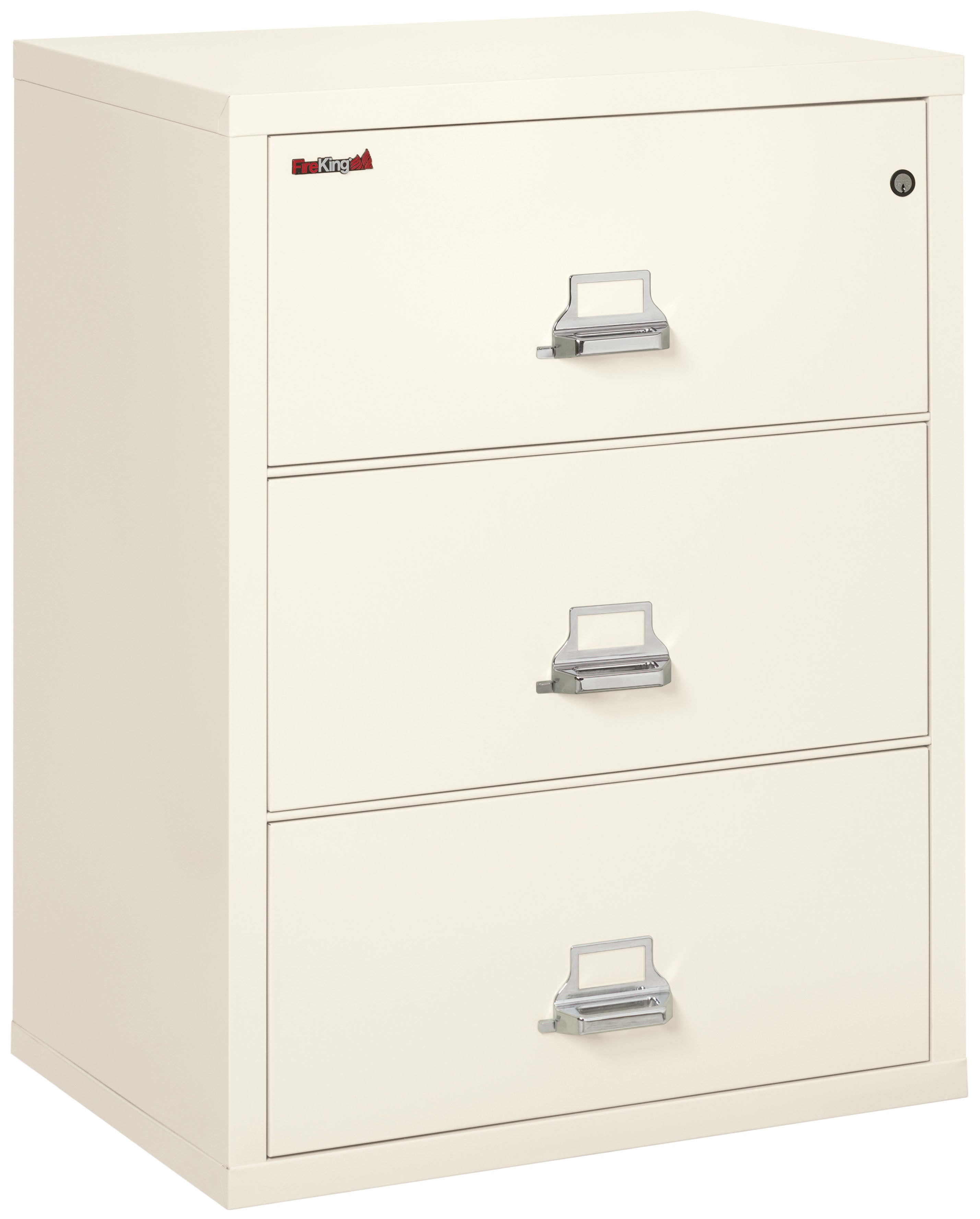 FireKing Classic Lateral File Cabinet - 1-Hour Fire-Rated & High Security - 2, 3, or 4 Drawers - Multiple Colors