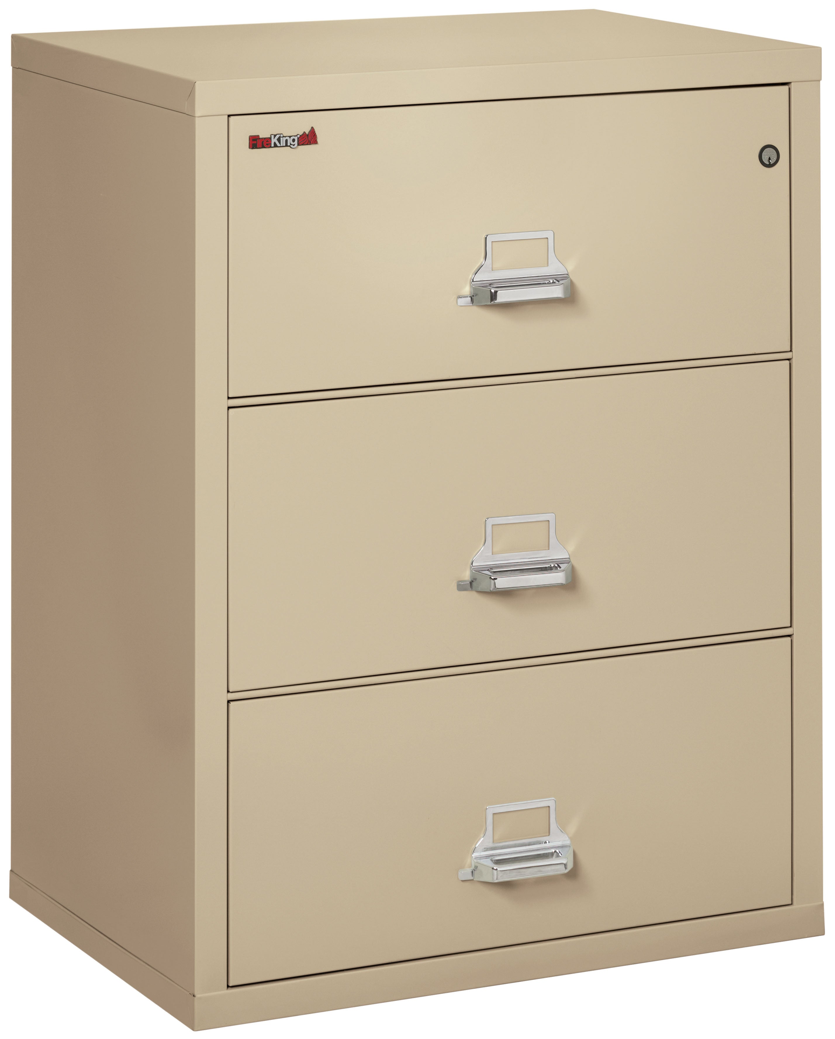 FireKing Classic Lateral File Cabinet - 1-Hour Fire-Rated & High Security - 2, 3, or 4 Drawers - Multiple Colors