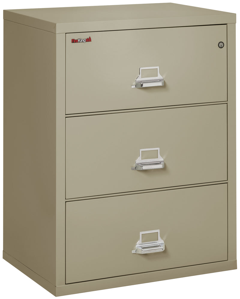 FireKing Classic Lateral File Cabinet - 1-Hour Fire-Rated & High Security - 2, 3, or 4 Drawers - 11 Colors