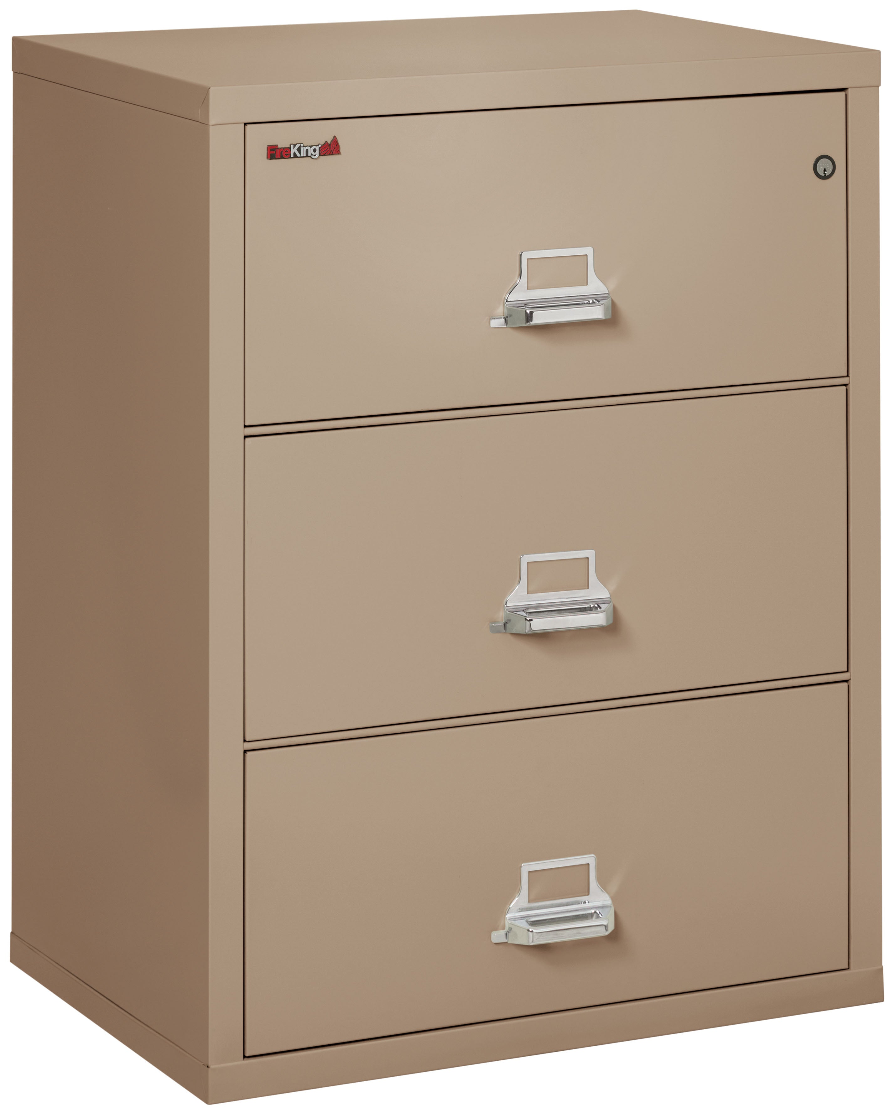 FireKing Classic Lateral File Cabinet - 1-Hour Fire-Rated & High Security - 2, 3, or 4 Drawers - Multiple Colors