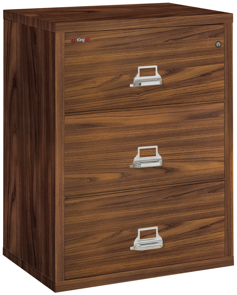 FireKing Designer Series Lateral File Cabinet - 1-Hour Fire-Rated & High Security - 2, 3, or 4 Drawers - 4 Colors