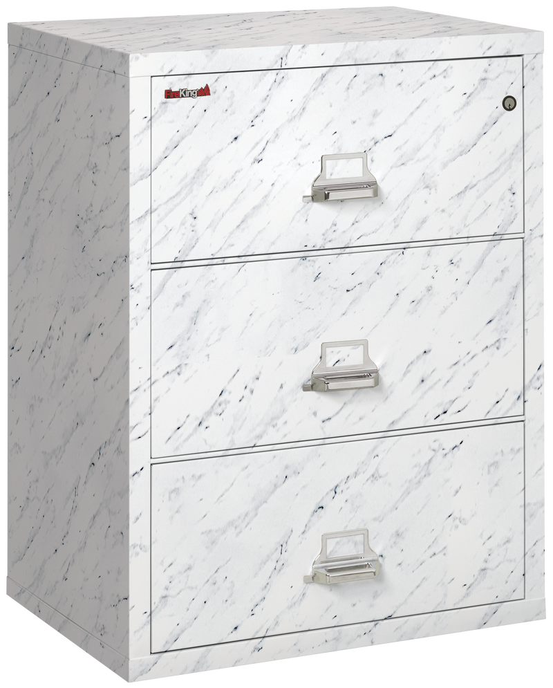 FireKing Designer Series Lateral File Cabinet - 1-Hour Fire-Rated & High Security - 2, 3, or 4 Drawers - 4 Colors