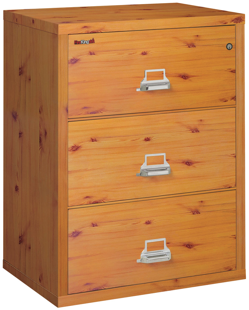 FireKing Designer Series Lateral File Cabinet - 1-Hour Fire-Rated & High Security - 2, 3, or 4 Drawers - 4 Colors