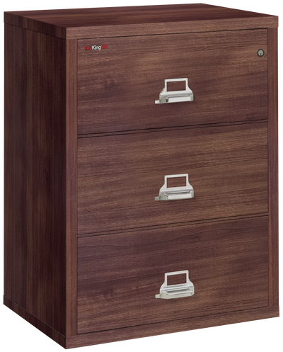 FireKing Classic Lateral File Cabinet - 1-Hour Fire-Rated & High Security - 2, 3, or 4 Drawers - Multiple Colors