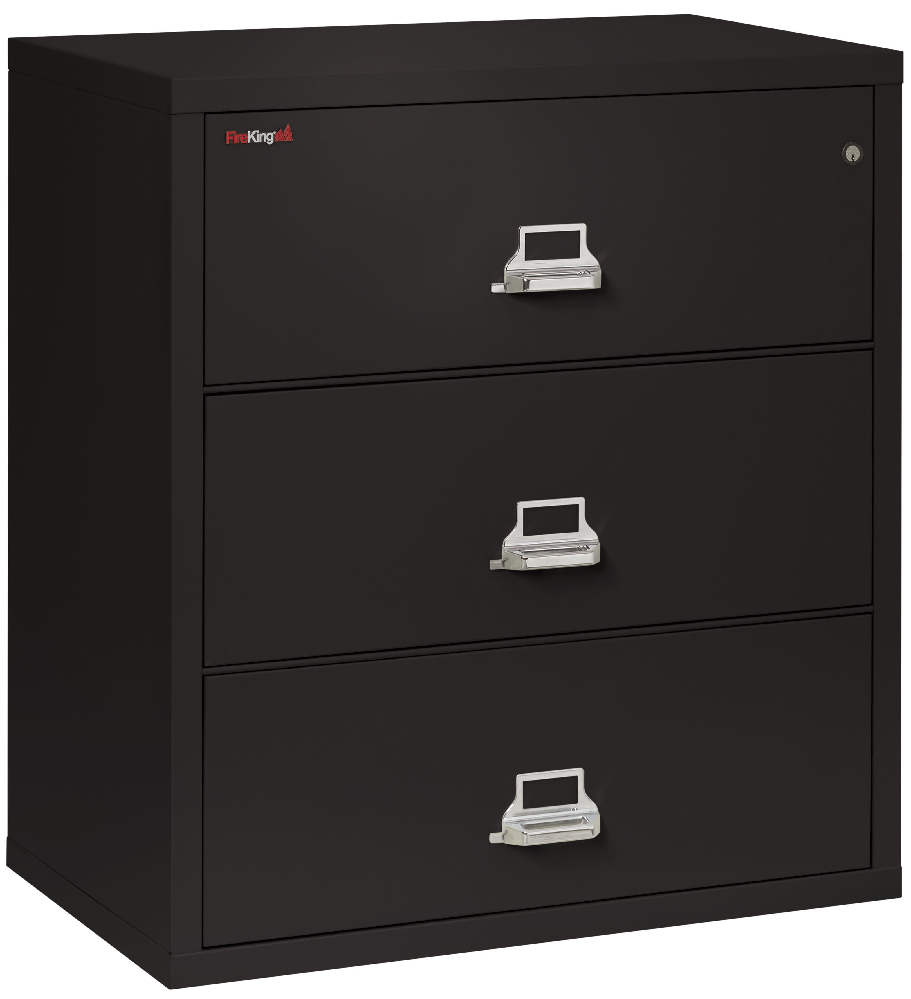 FireKing Classic Lateral File Cabinet - 1-Hour Fire-Rated & High Security - 2, 3, or 4 Drawers - Multiple Colors
