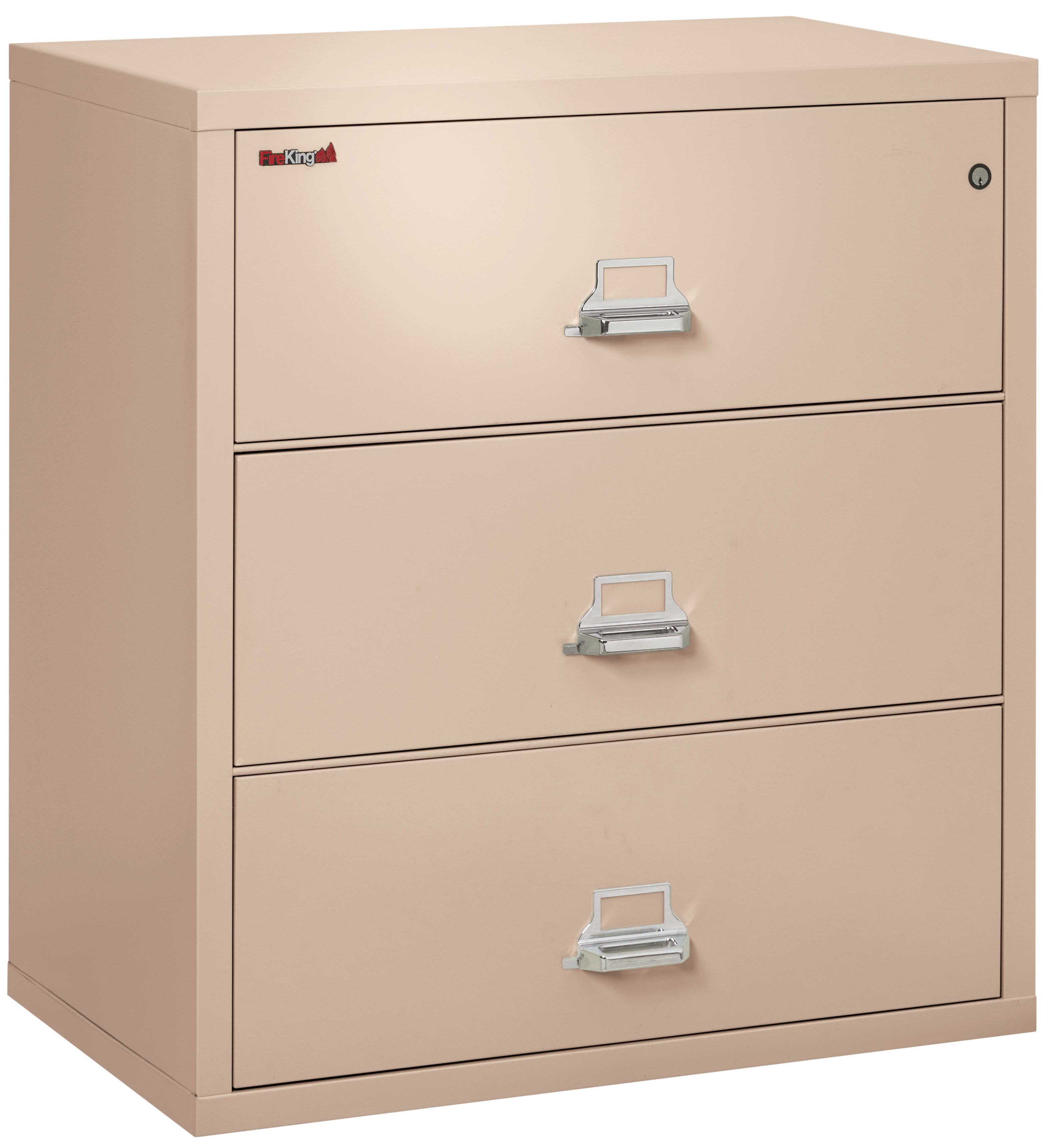 FireKing Classic Lateral File Cabinet - 1-Hour Fire-Rated & High Security - 2, 3, or 4 Drawers - Multiple Colors