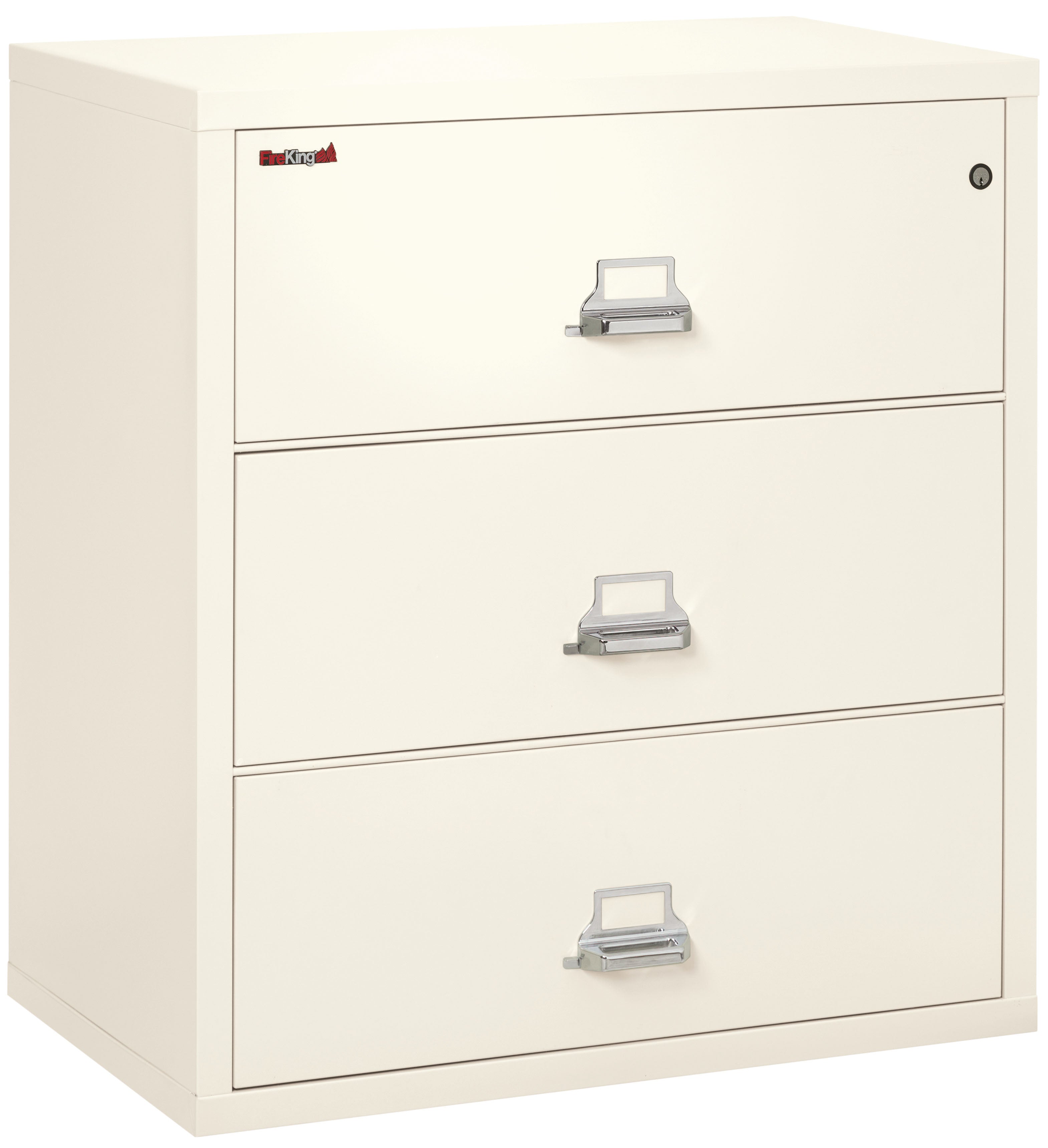FireKing Classic Lateral File Cabinet - 1-Hour Fire-Rated & High Security - 2, 3, or 4 Drawers - Multiple Colors