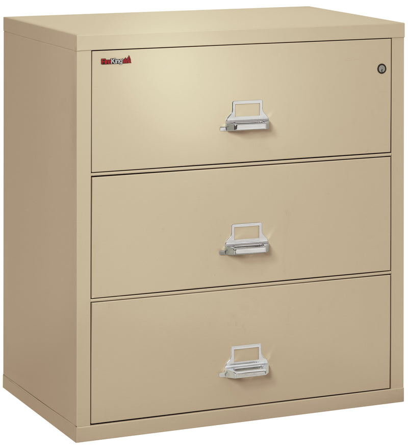 FireKing Classic Lateral File Cabinet - 1-Hour Fire-Rated & High Security - 2, 3, or 4 Drawers - 11 Colors
