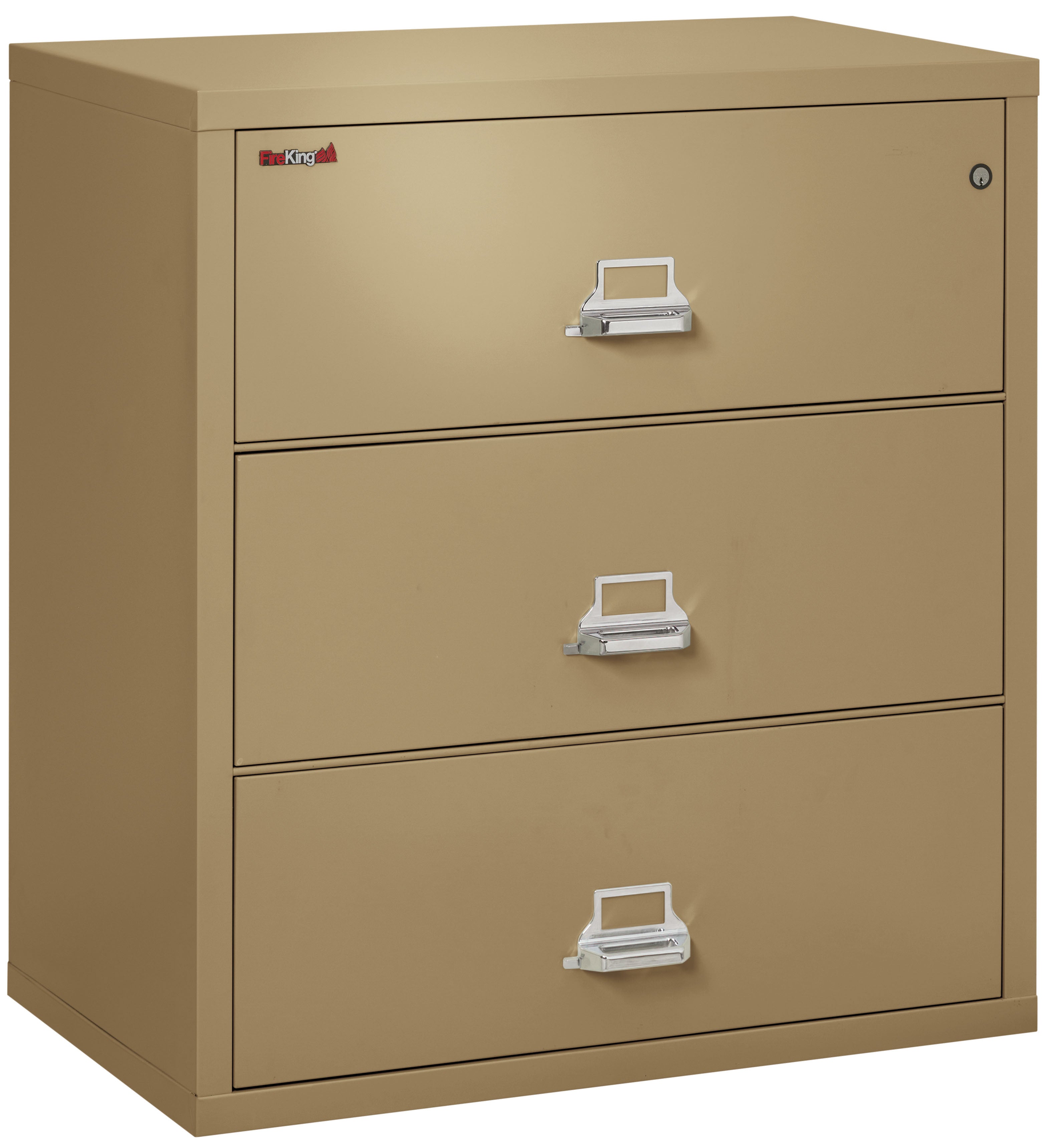 FireKing Classic Lateral File Cabinet - 1-Hour Fire-Rated & High Security - 2, 3, or 4 Drawers - Multiple Colors