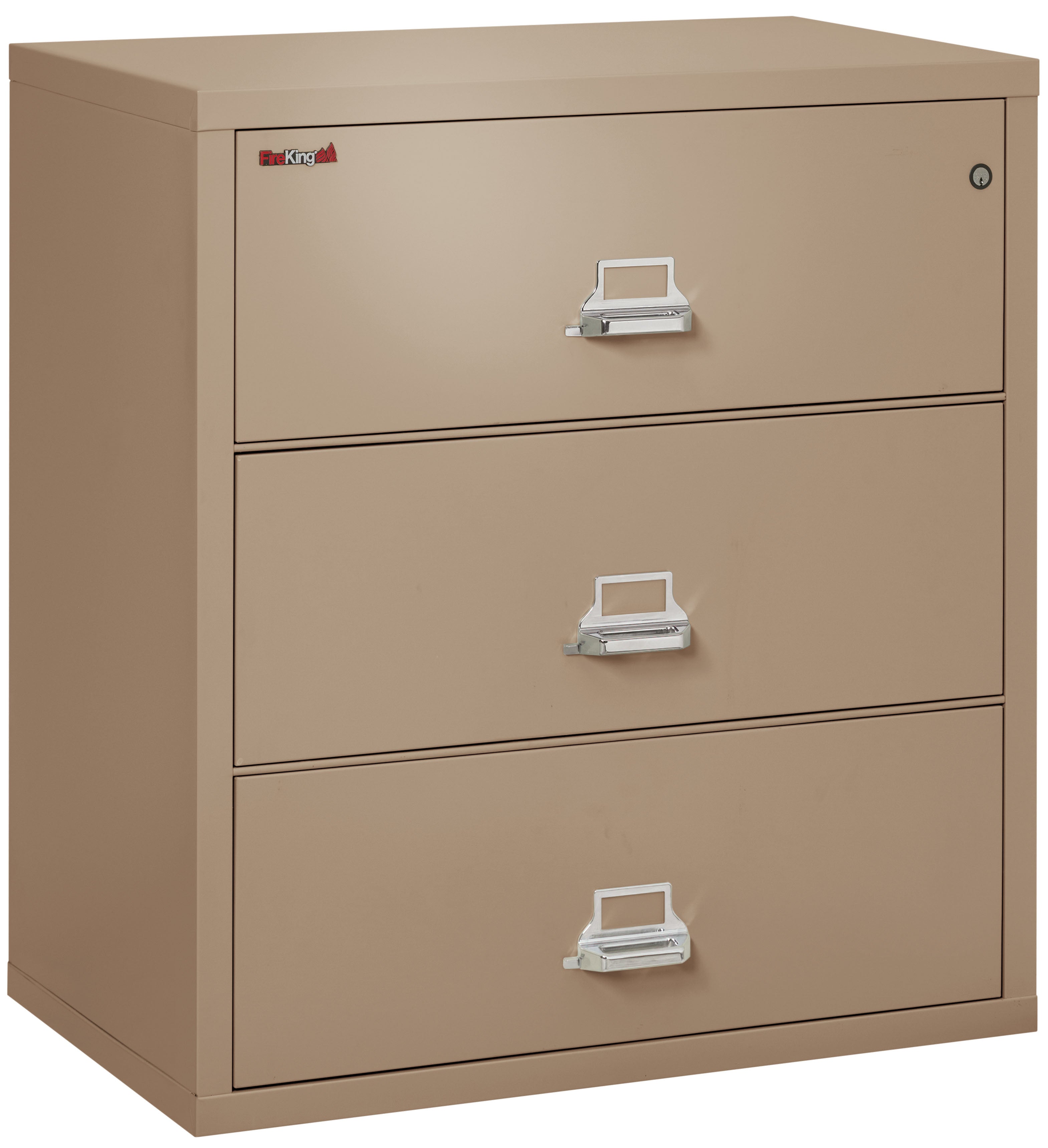 FireKing Classic Lateral File Cabinet - 1-Hour Fire-Rated & High Security - 2, 3, or 4 Drawers - Multiple Colors