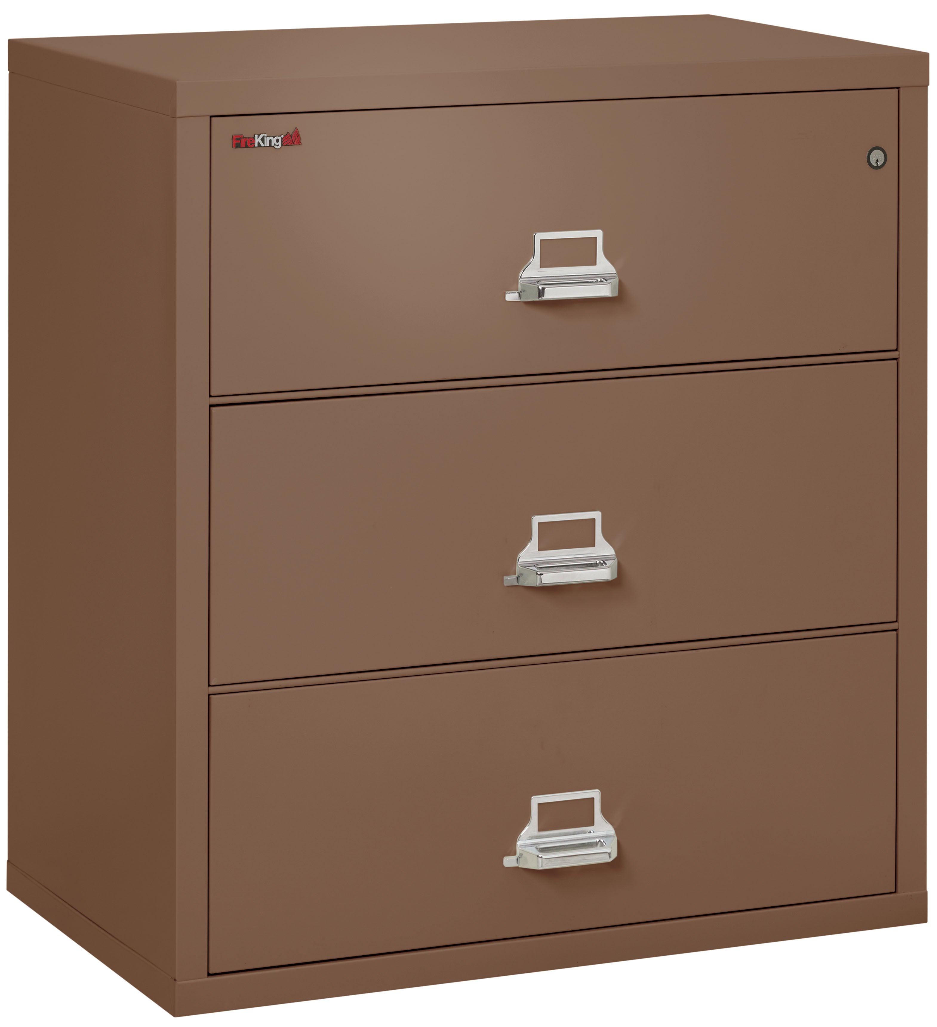 FireKing Classic Lateral File Cabinet - 1-Hour Fire-Rated & High Security - 2, 3, or 4 Drawers - Multiple Colors
