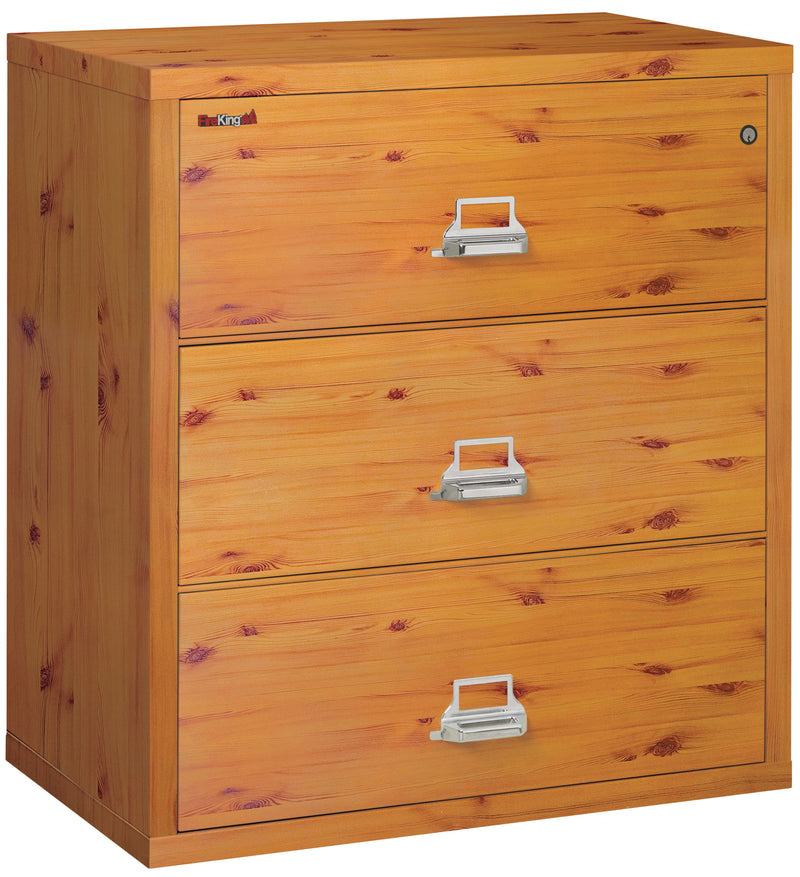 FireKing Designer Series Lateral File Cabinet - 1-Hour Fire-Rated & High Security - 2, 3, or 4 Drawers - 4 Colors