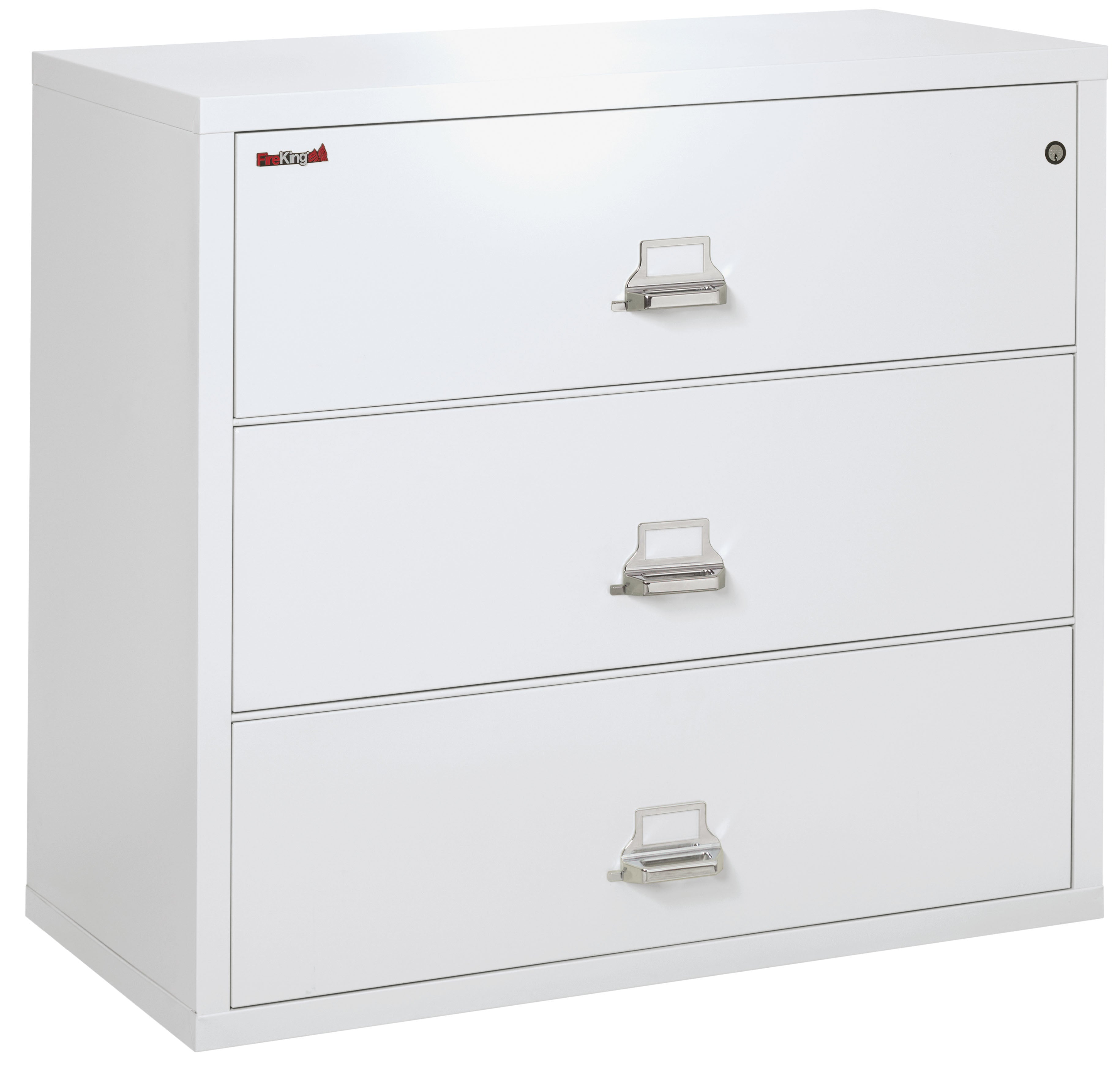 FireKing Classic Lateral File Cabinet - 1-Hour Fire-Rated & High Security - 2, 3, or 4 Drawers - Multiple Colors