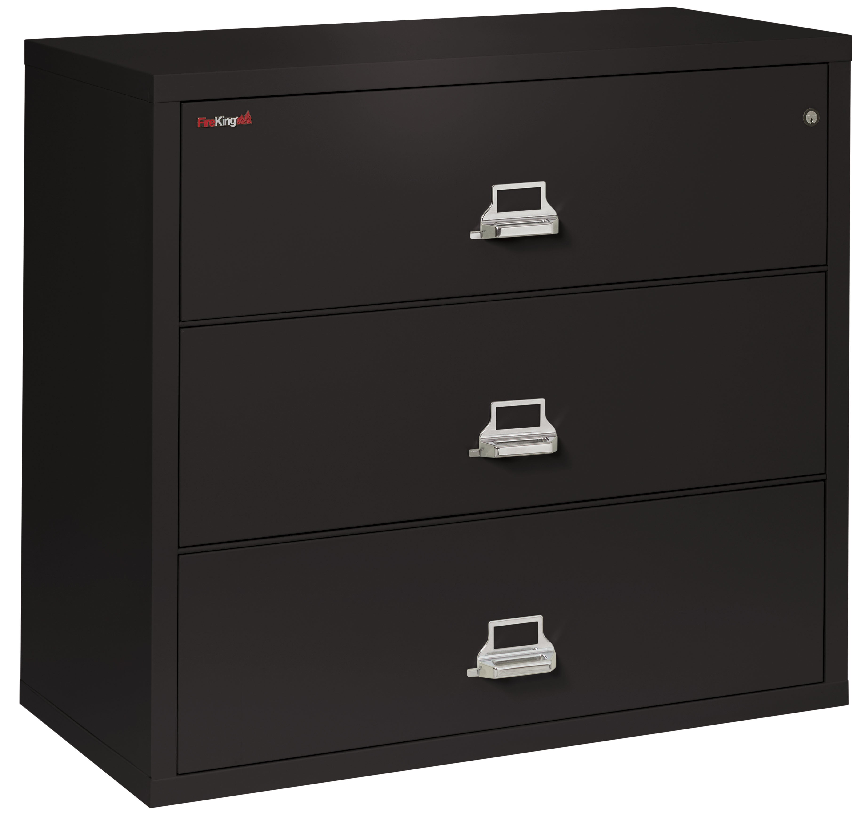 FireKing Classic Lateral File Cabinet - 1-Hour Fire-Rated & High Security - 2, 3, or 4 Drawers - Multiple Colors