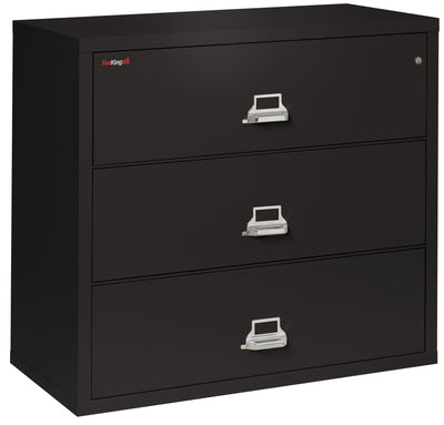 FireKing Classic Lateral File Cabinet - 1-Hour Fire-Rated & High Security - 2, 3, or 4 Drawers - Multiple Colors