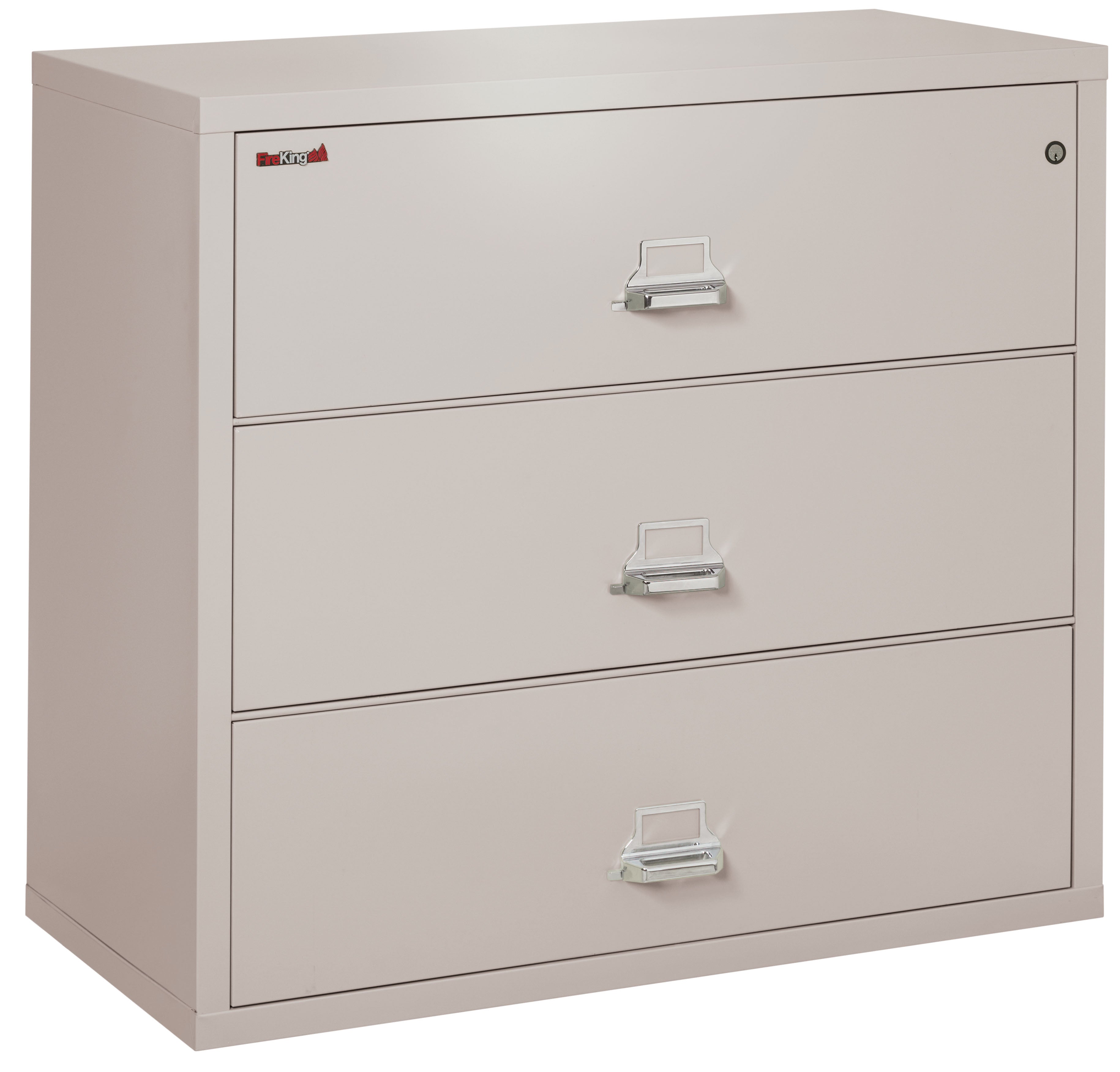 FireKing Classic Lateral File Cabinet - 1-Hour Fire-Rated & High Security - 2, 3, or 4 Drawers - Multiple Colors