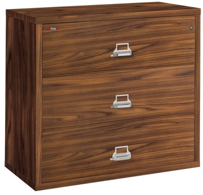 FireKing Classic Lateral File Cabinet - 1-Hour Fire-Rated & High Security - 2, 3, or 4 Drawers - Multiple Colors