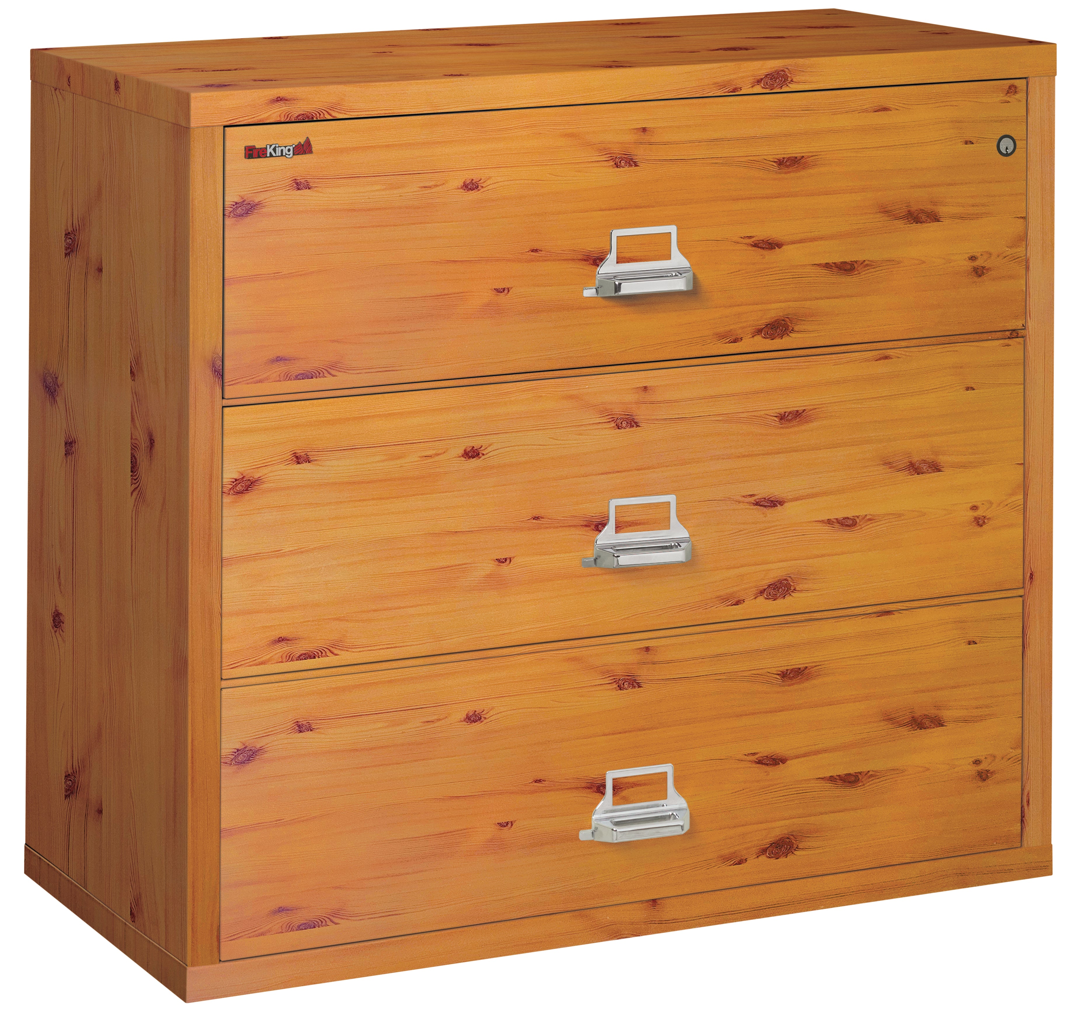 FireKing Classic Lateral File Cabinet - 1-Hour Fire-Rated & High Security - 2, 3, or 4 Drawers - Multiple Colors