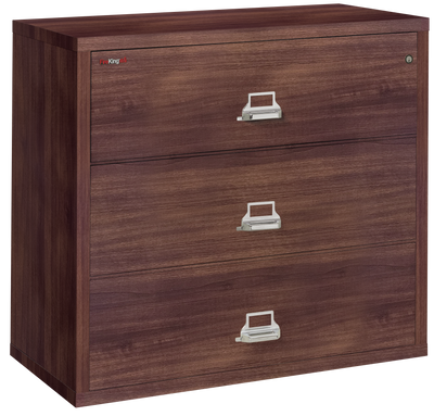 FireKing Classic Lateral File Cabinet - 1-Hour Fire-Rated & High Security - 2, 3, or 4 Drawers - Multiple Colors