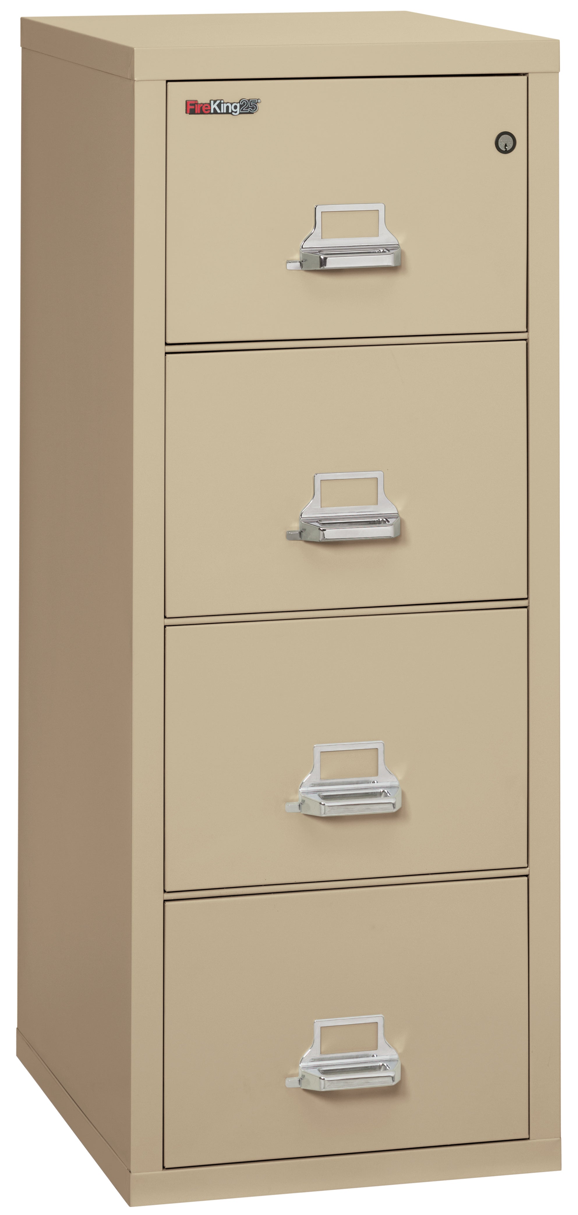 FireKing High Security - 25" Deep Vertical File Cabinet - 2 or 4 Drawers - Multiple Colors