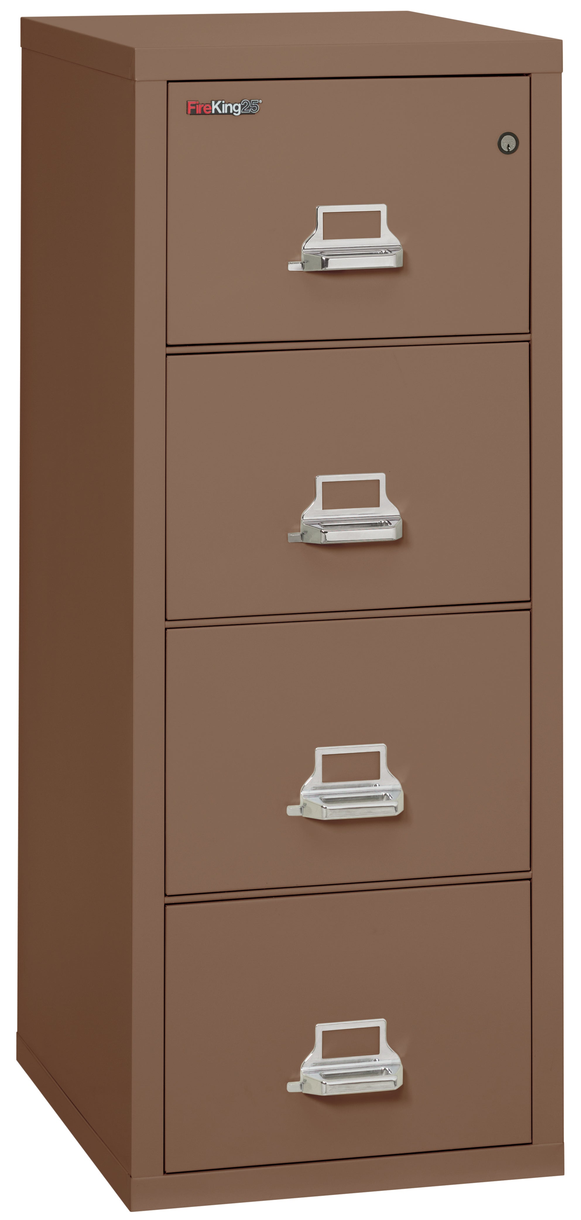 FireKing High Security - 25" Deep Vertical File Cabinet - 2 or 4 Drawers - Multiple Colors