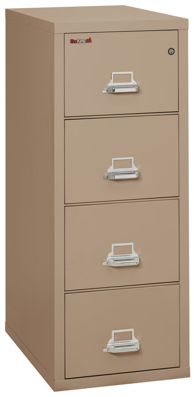 FireKing Classic 31" Vertical File Cabinet - 1-Hour Fire-Rated & High Security - 2, 3, or 4 Drawers - Multiple Colors