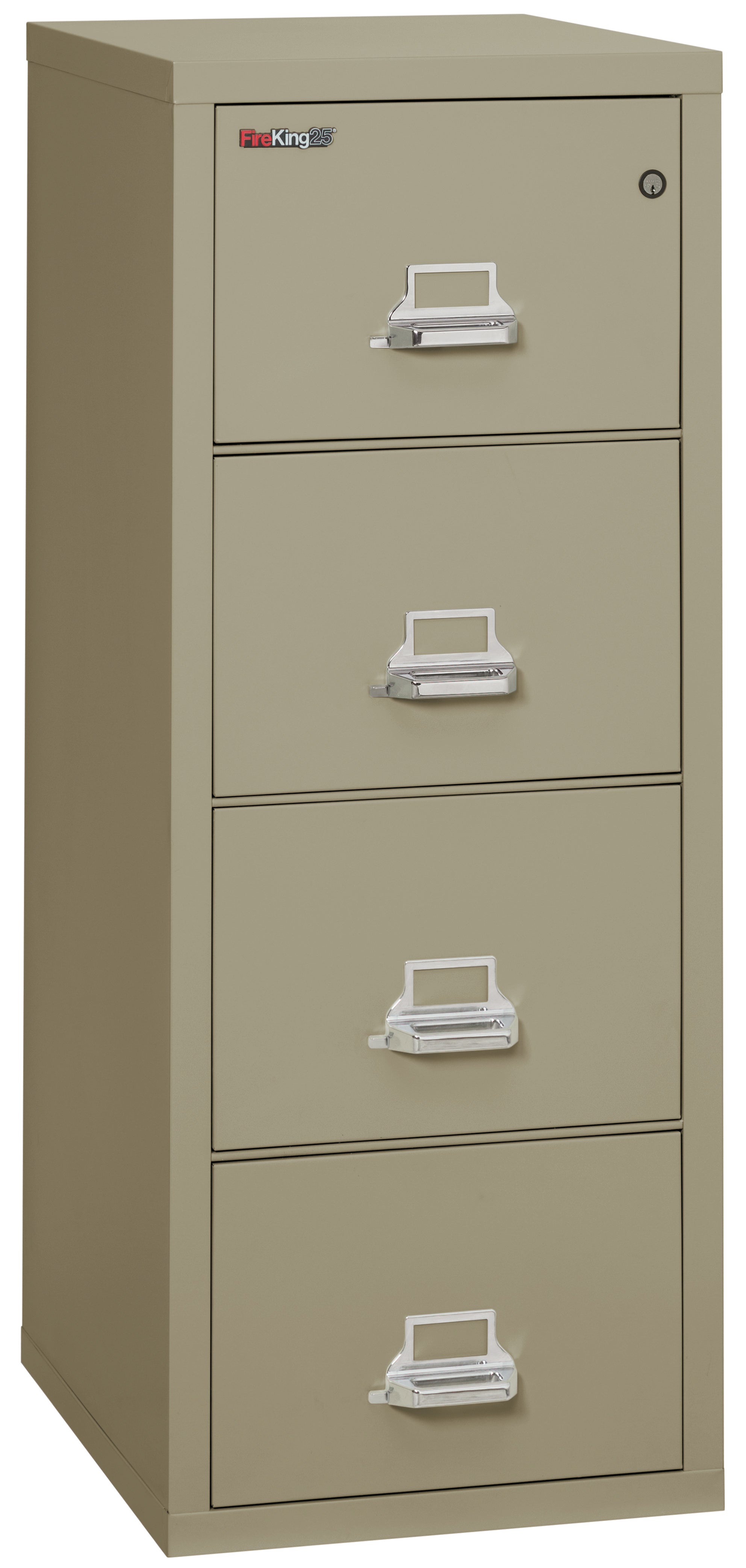 FireKing High Security - 25" Deep Vertical File Cabinet - 2 or 4 Drawers - Multiple Colors