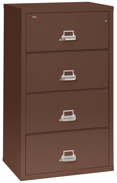 FireKing Classic Lateral File Cabinet - 1-Hour Fire-Rated & High Security - 2, 3, or 4 Drawers - Multiple Colors