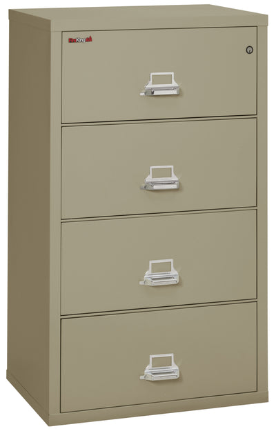 FireKing Classic Lateral File Cabinet - 1-Hour Fire-Rated & High Security - 2, 3, or 4 Drawers - Multiple Colors