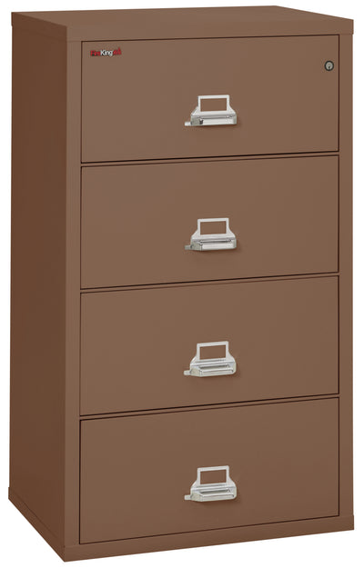 FireKing Classic Lateral File Cabinet - 1-Hour Fire-Rated & High Security - 2, 3, or 4 Drawers - Multiple Colors