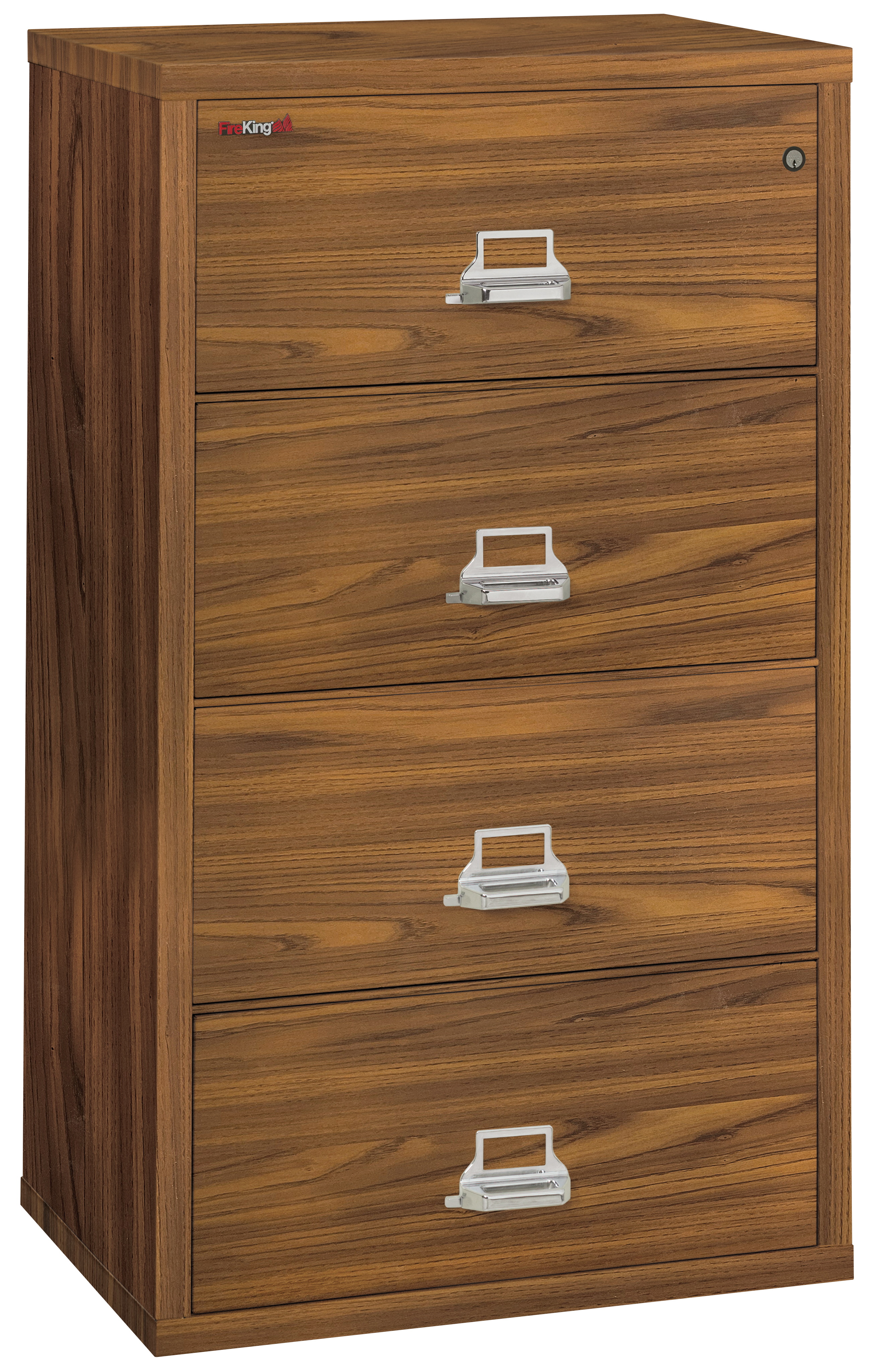 FireKing Classic Lateral File Cabinet - 1-Hour Fire-Rated & High Security - 2, 3, or 4 Drawers - Multiple Colors