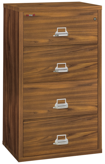 FireKing Classic Lateral File Cabinet - 1-Hour Fire-Rated & High Security - 2, 3, or 4 Drawers - Multiple Colors