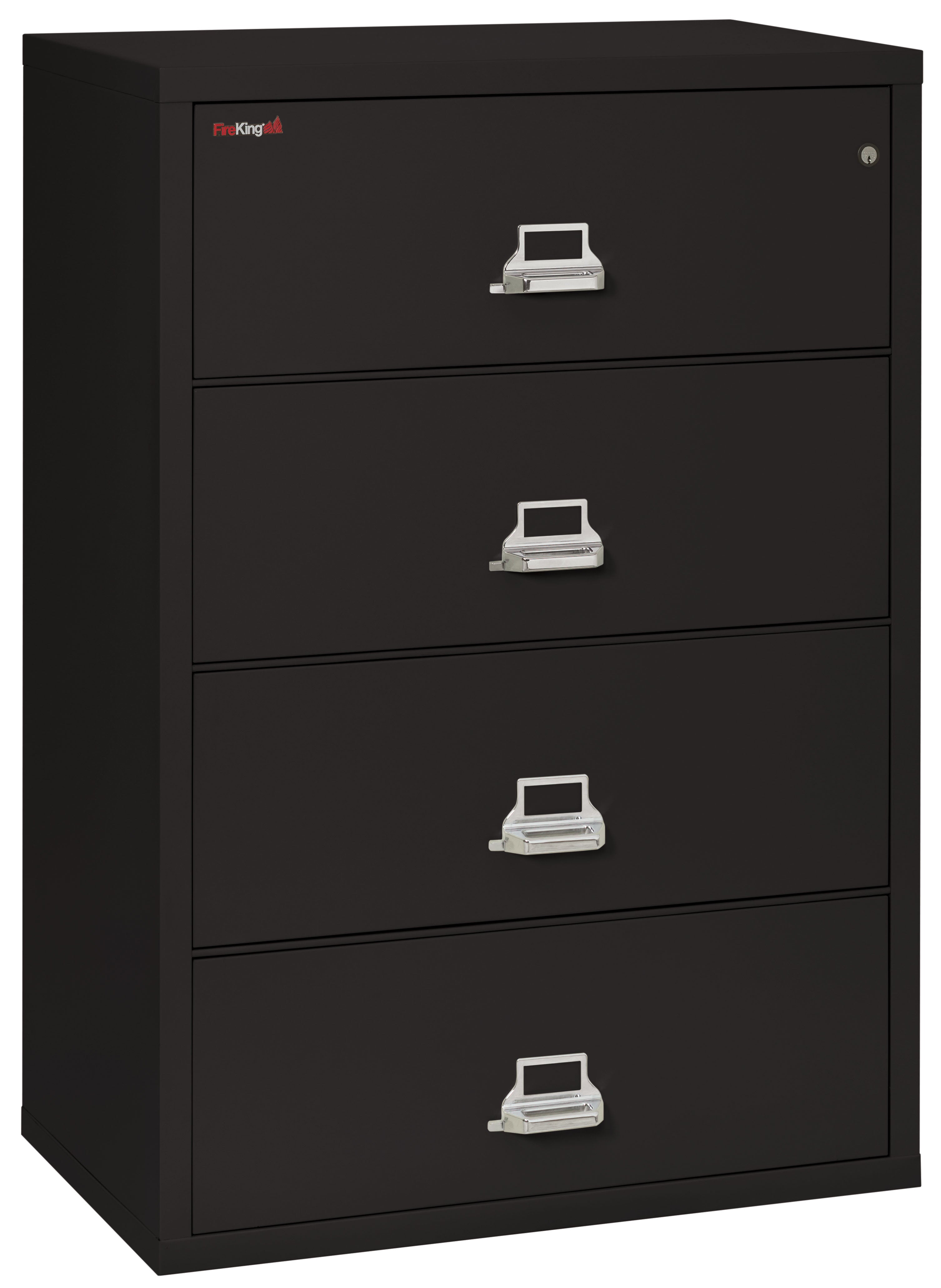FireKing Classic Lateral File Cabinet - 1-Hour Fire-Rated & High Security - 2, 3, or 4 Drawers - Multiple Colors