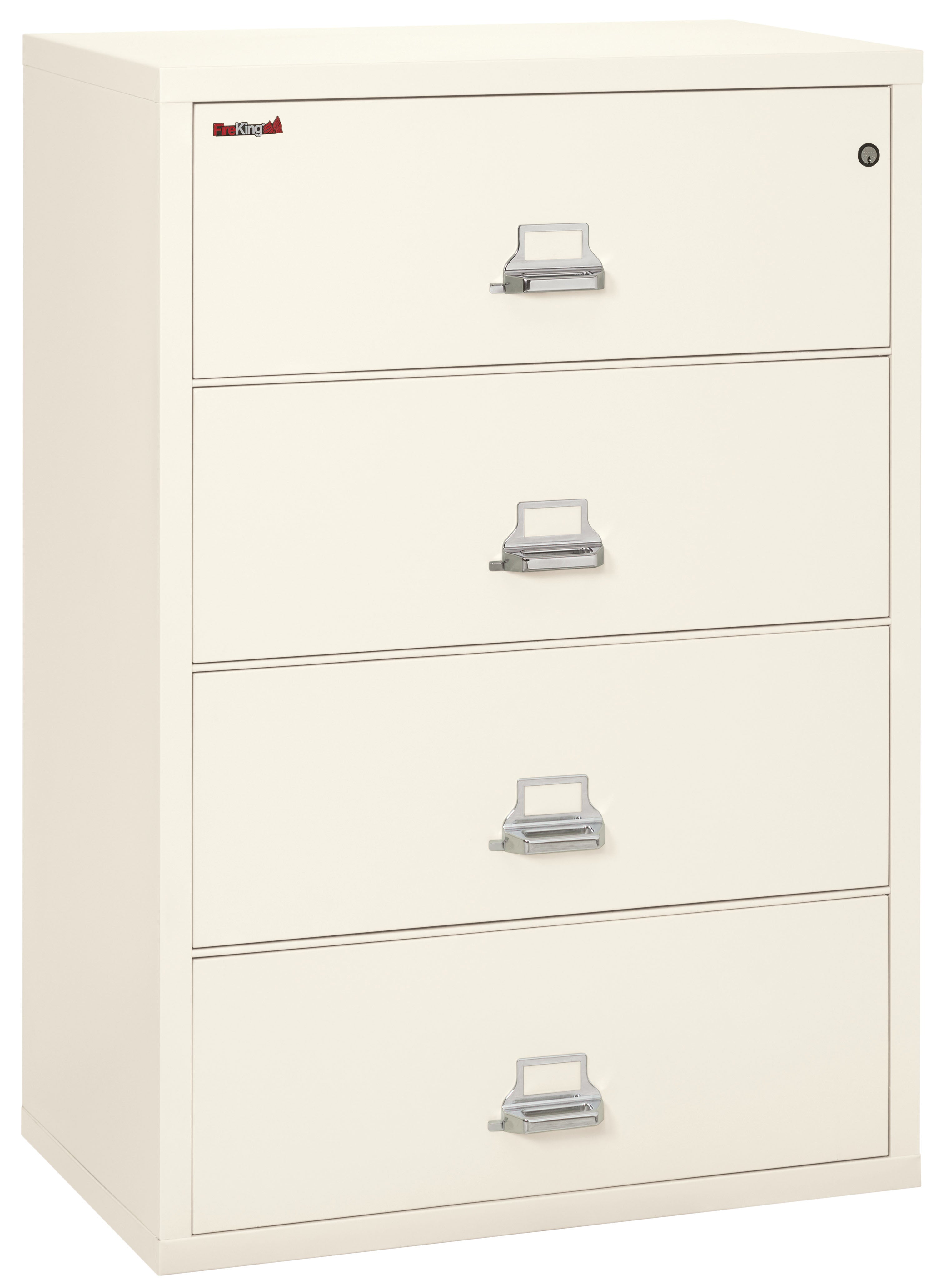 FireKing Classic Lateral File Cabinet - 1-Hour Fire-Rated & High Security - 2, 3, or 4 Drawers - Multiple Colors