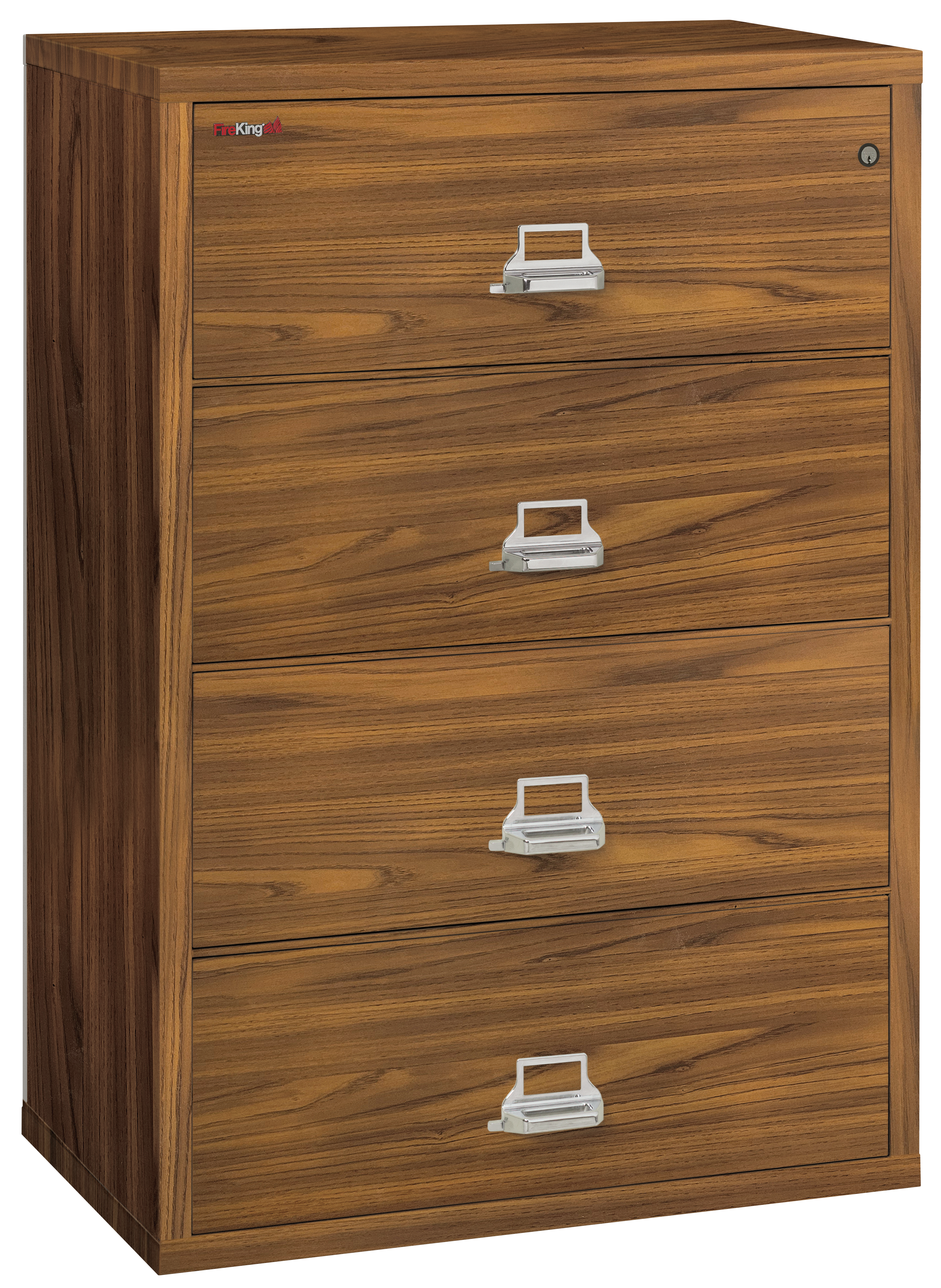 FireKing Classic Lateral File Cabinet - 1-Hour Fire-Rated & High Security - 2, 3, or 4 Drawers - Multiple Colors