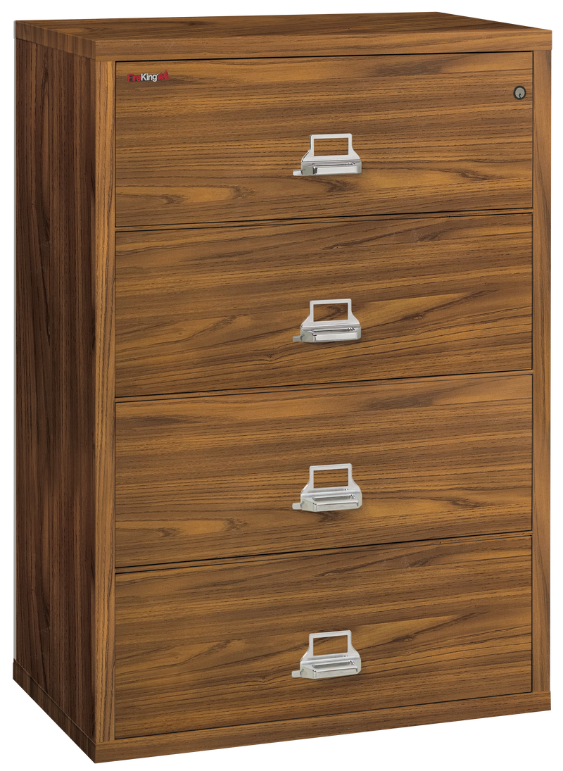 FireKing Designer Series Lateral File Cabinet - 1-Hour Fire-Rated & High Security - 2, 3, or 4 Drawers - 4 Colors