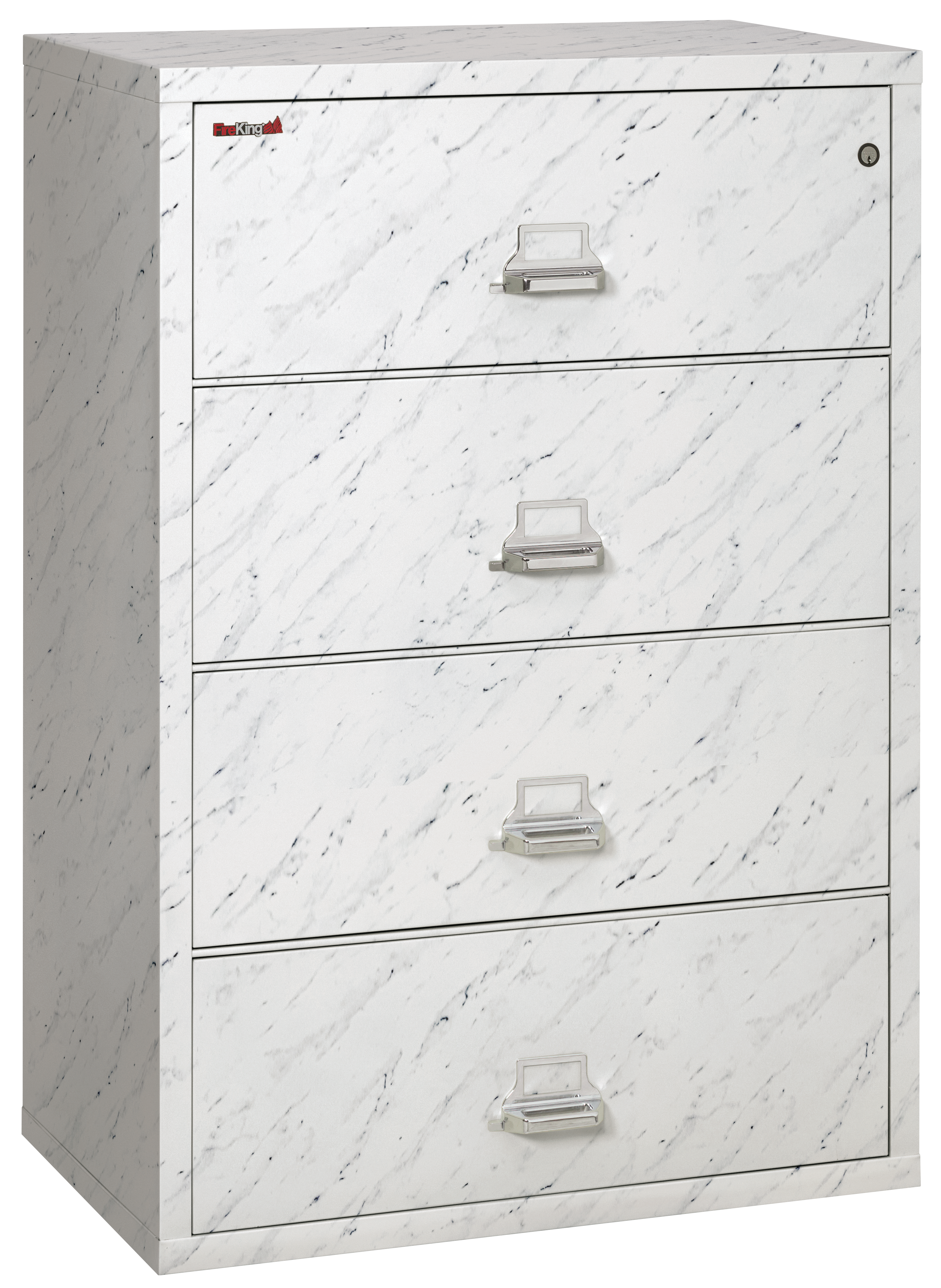 FireKing Classic Lateral File Cabinet - 1-Hour Fire-Rated & High Security - 2, 3, or 4 Drawers - Multiple Colors