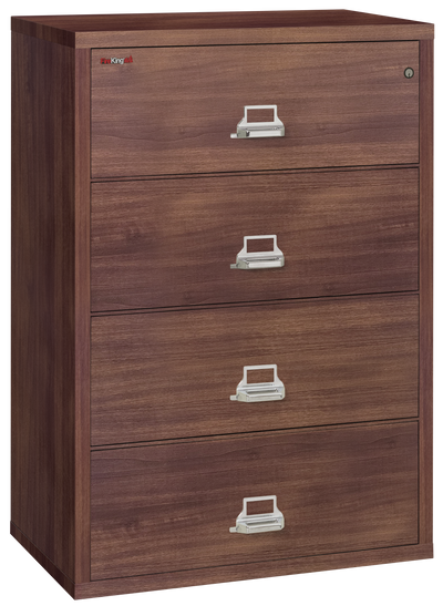 FireKing Classic Lateral File Cabinet - 1-Hour Fire-Rated & High Security - 2, 3, or 4 Drawers - Multiple Colors