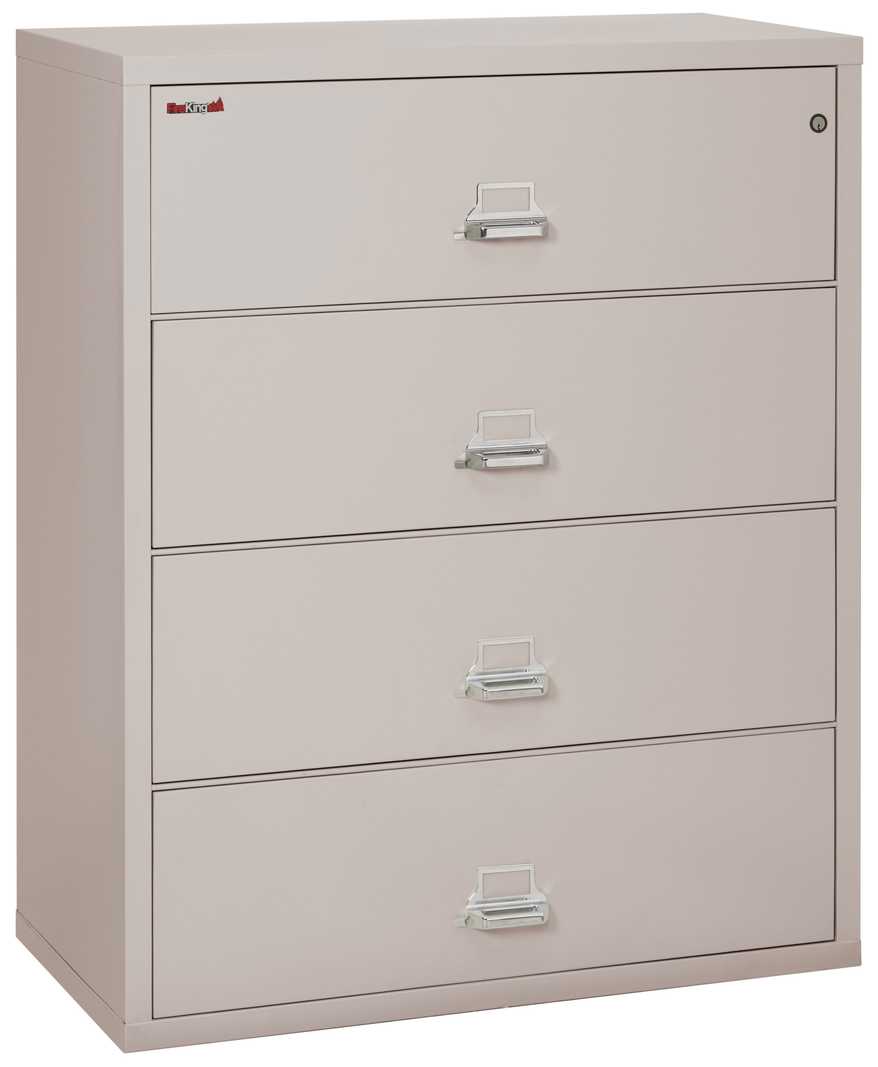 FireKing Classic Lateral File Cabinet - 1-Hour Fire-Rated & High Security - 2, 3, or 4 Drawers - Multiple Colors