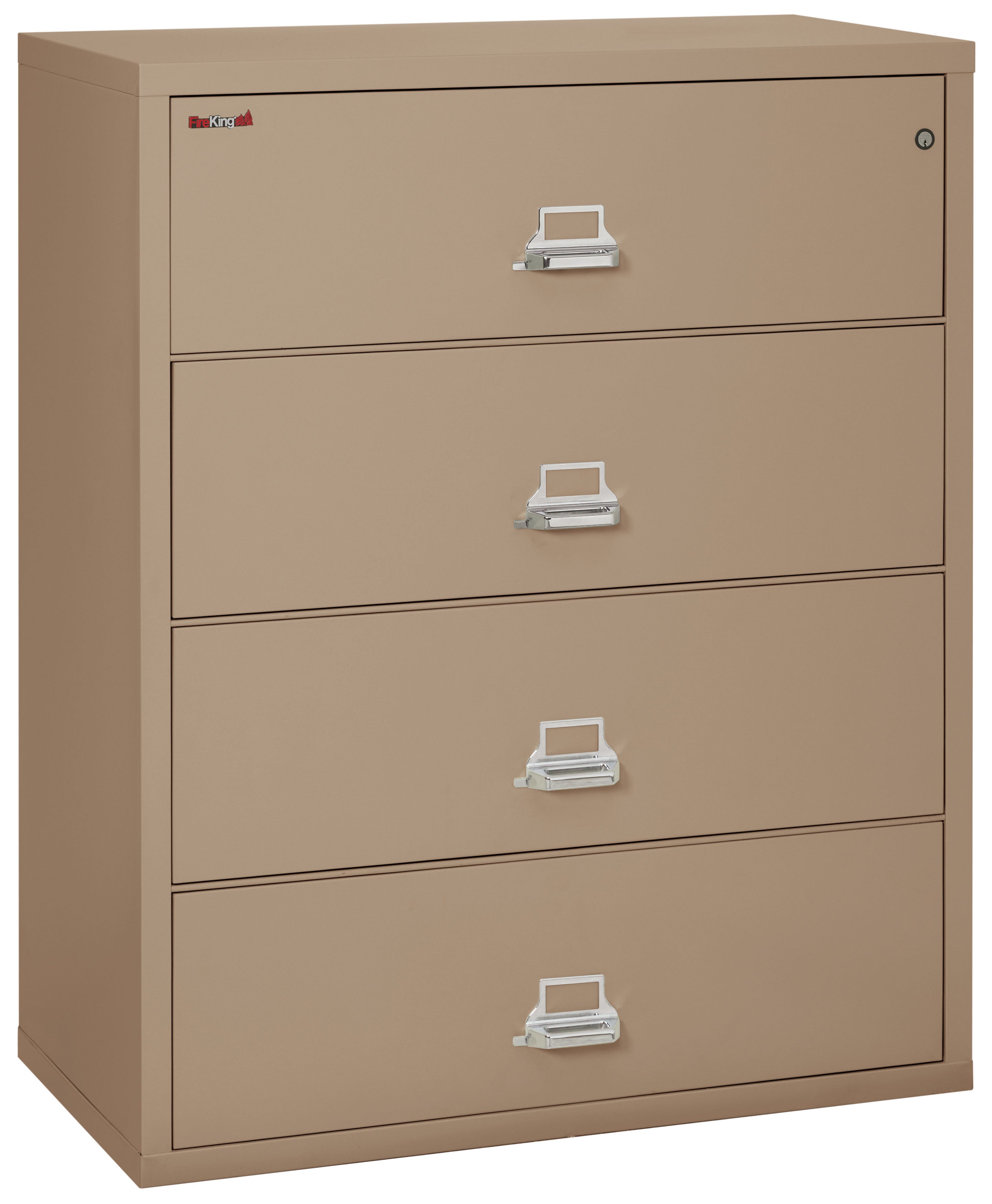FireKing Classic Lateral File Cabinet - 1-Hour Fire-Rated & High Security - 2, 3, or 4 Drawers - Multiple Colors