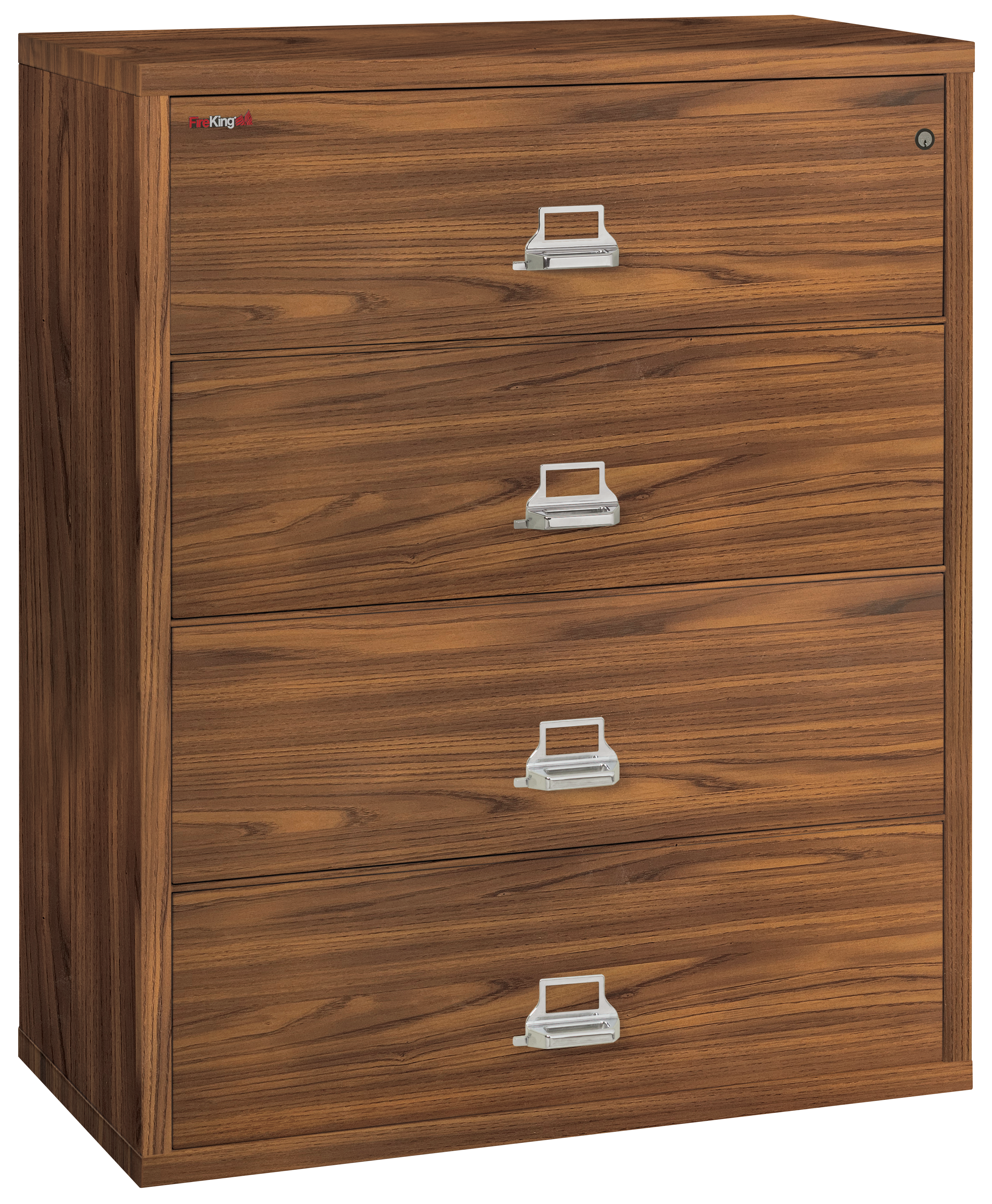 FireKing Classic Lateral File Cabinet - 1-Hour Fire-Rated & High Security - 2, 3, or 4 Drawers - Multiple Colors