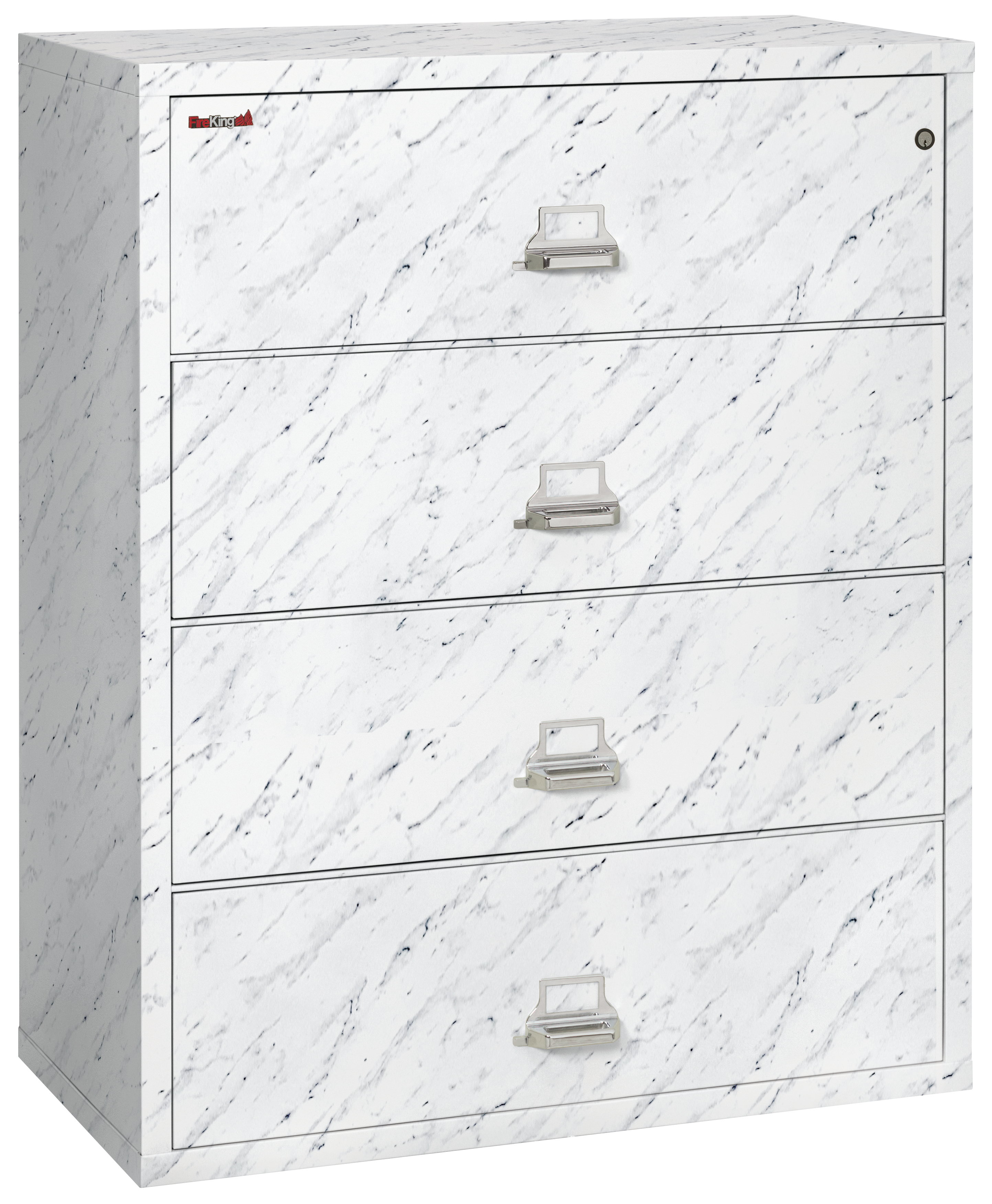 FireKing Classic Lateral File Cabinet - 1-Hour Fire-Rated & High Security - 2, 3, or 4 Drawers - Multiple Colors