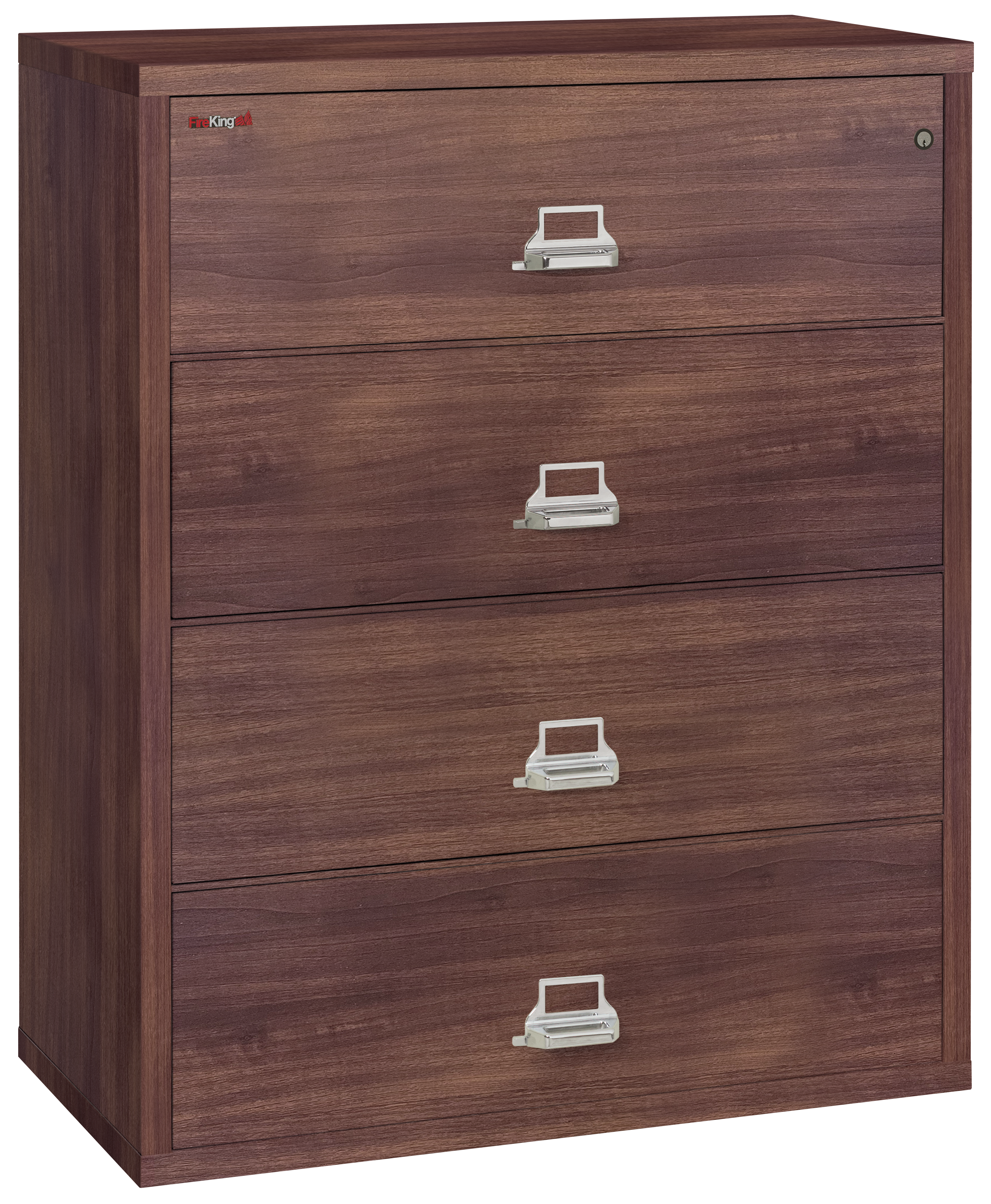 FireKing Classic Lateral File Cabinet - 1-Hour Fire-Rated & High Security - 2, 3, or 4 Drawers - Multiple Colors